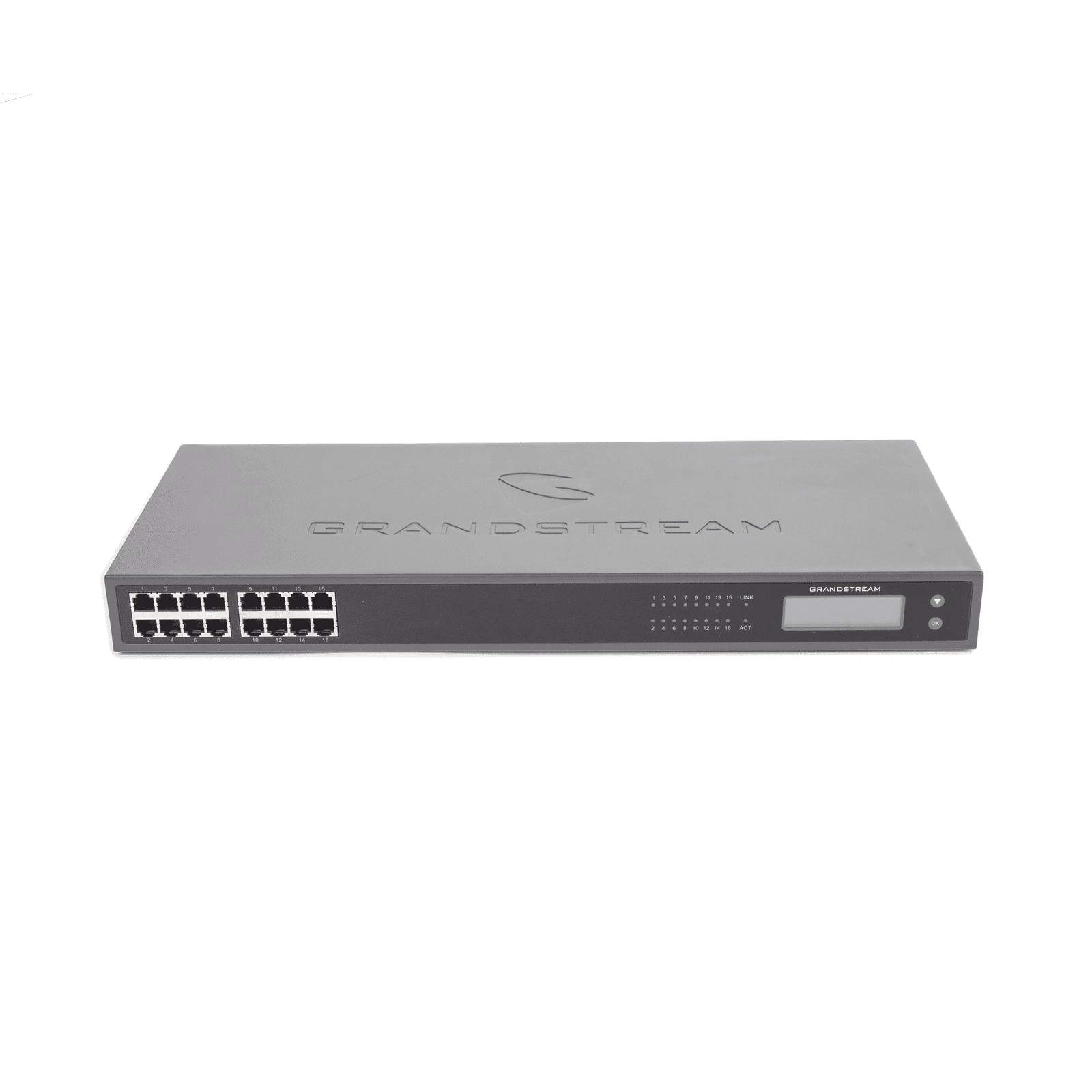 Gateway VoIP GrandStream ATA de 16 puertos FXS + 1 puerto TELCO de 50 pins, p/montaje en rack GXW4216V2 - Grandstream