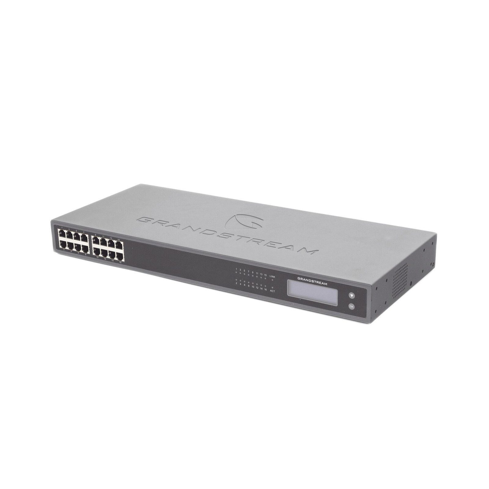 Gateway VoIP GrandStream ATA de 16 puertos FXS + 1 puerto TELCO de 50 pins, p/montaje en rack GXW4216V2 - Grandstream
