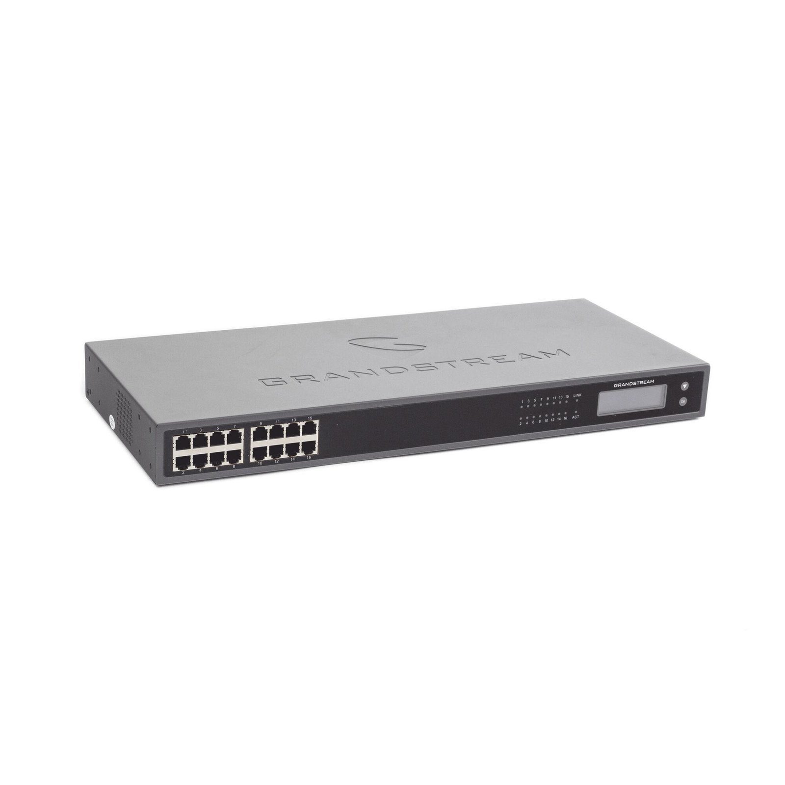 Gateway VoIP GrandStream ATA de 16 puertos FXS + 1 puerto TELCO de 50 pins, p/montaje en rack GXW4216V2 - Grandstream