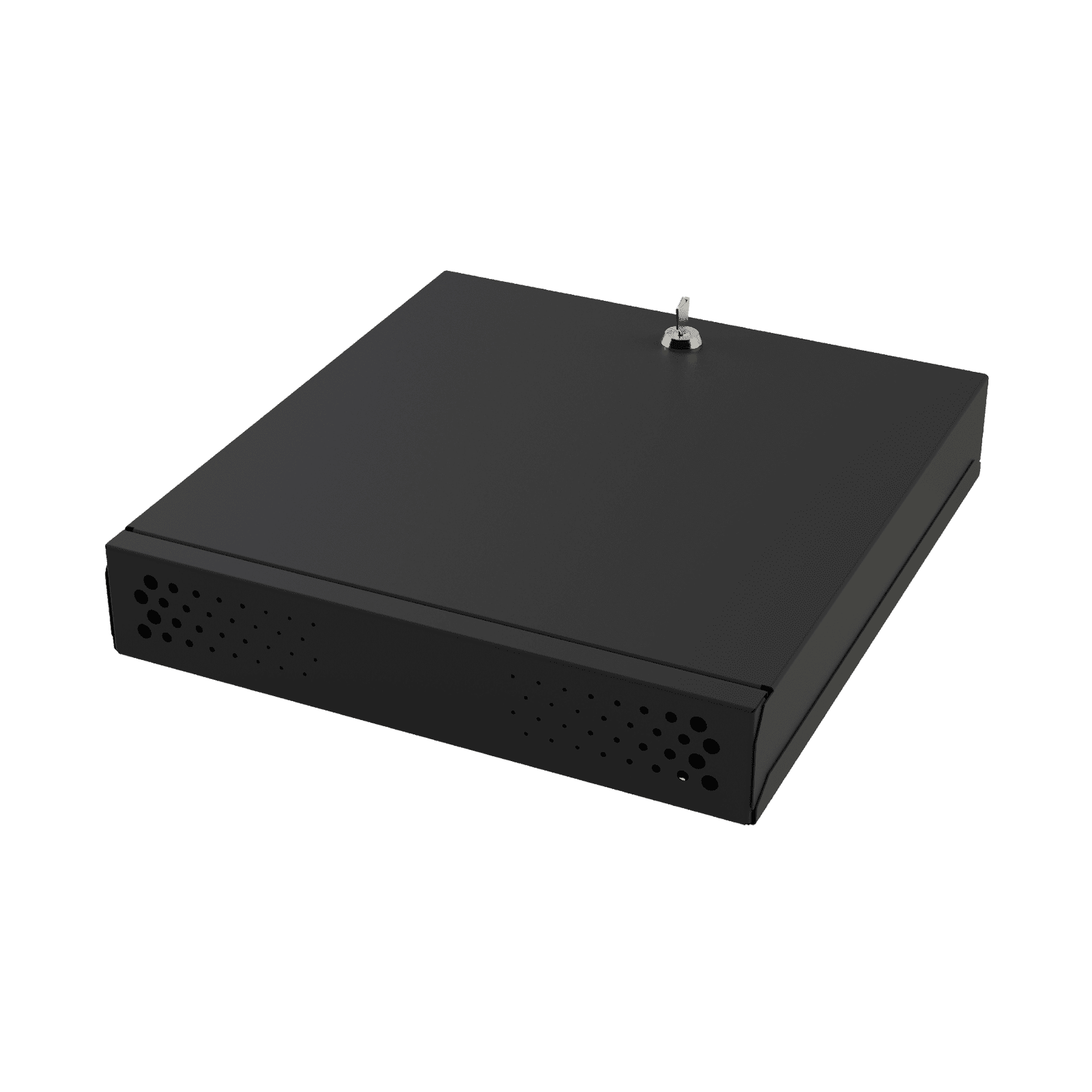 Gabinete Metálico de Seguridad para DVR/NVR, Ancho 396 mm x 78 mm de Alto x GABVID1R3 - EPCOM INDUSTRIAL