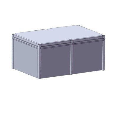 Gabinete Plástico para Exterior (IP65) de 560 X 380 x 265 mm Cierre por broche. TXG-02-35JK - TXPRO