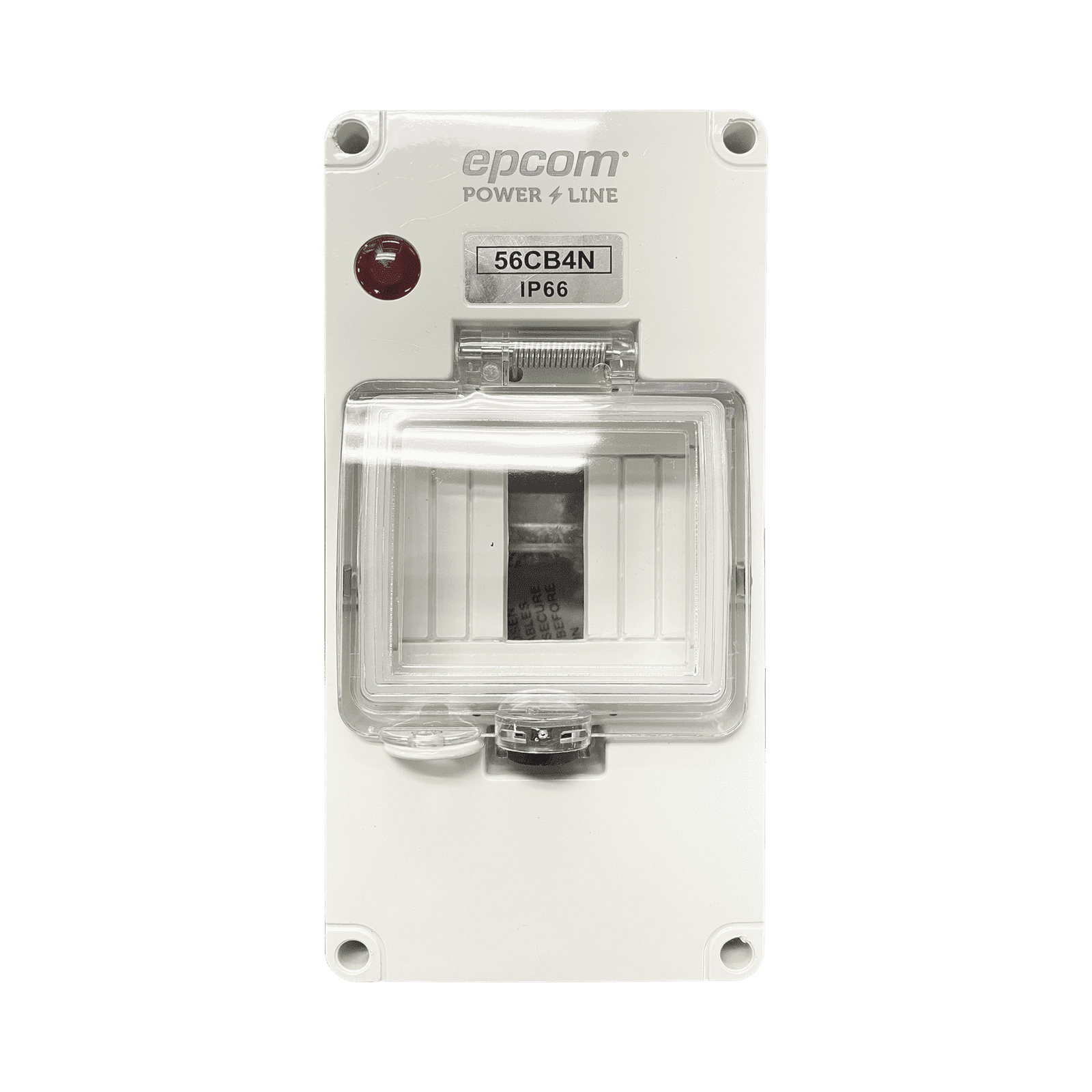 Gabinete Plástico para Exterior IP66 para Riel Din F56CB4N - EPCOM POWERLINE