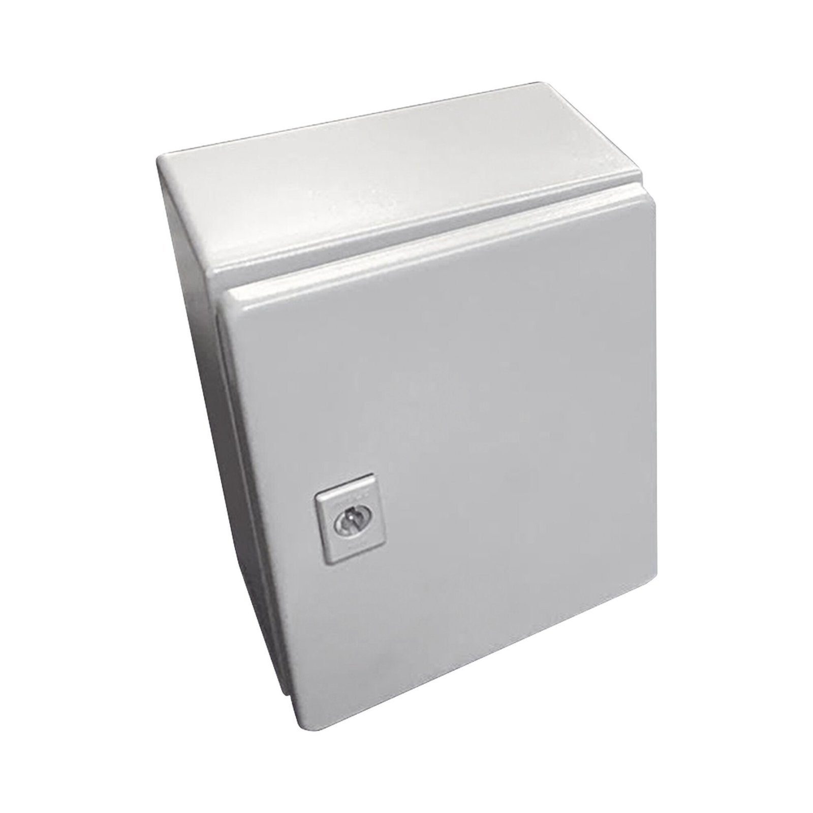 Gabinete de Acero / Nema 4 -IP 66 de 20 x 25 x 15 cm / Platina y certificado UL. G4A-252015-UL - ANCLO