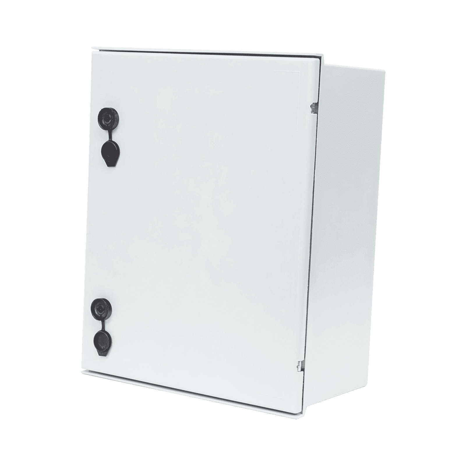 Gabinete de Poliéster IP65 Uso en Intemperie (400 x 500 x 200 mm) con Placa Trasera Interior de Plástico (Incluye Chapa y Llave). PST-4050-20P - PRECISION