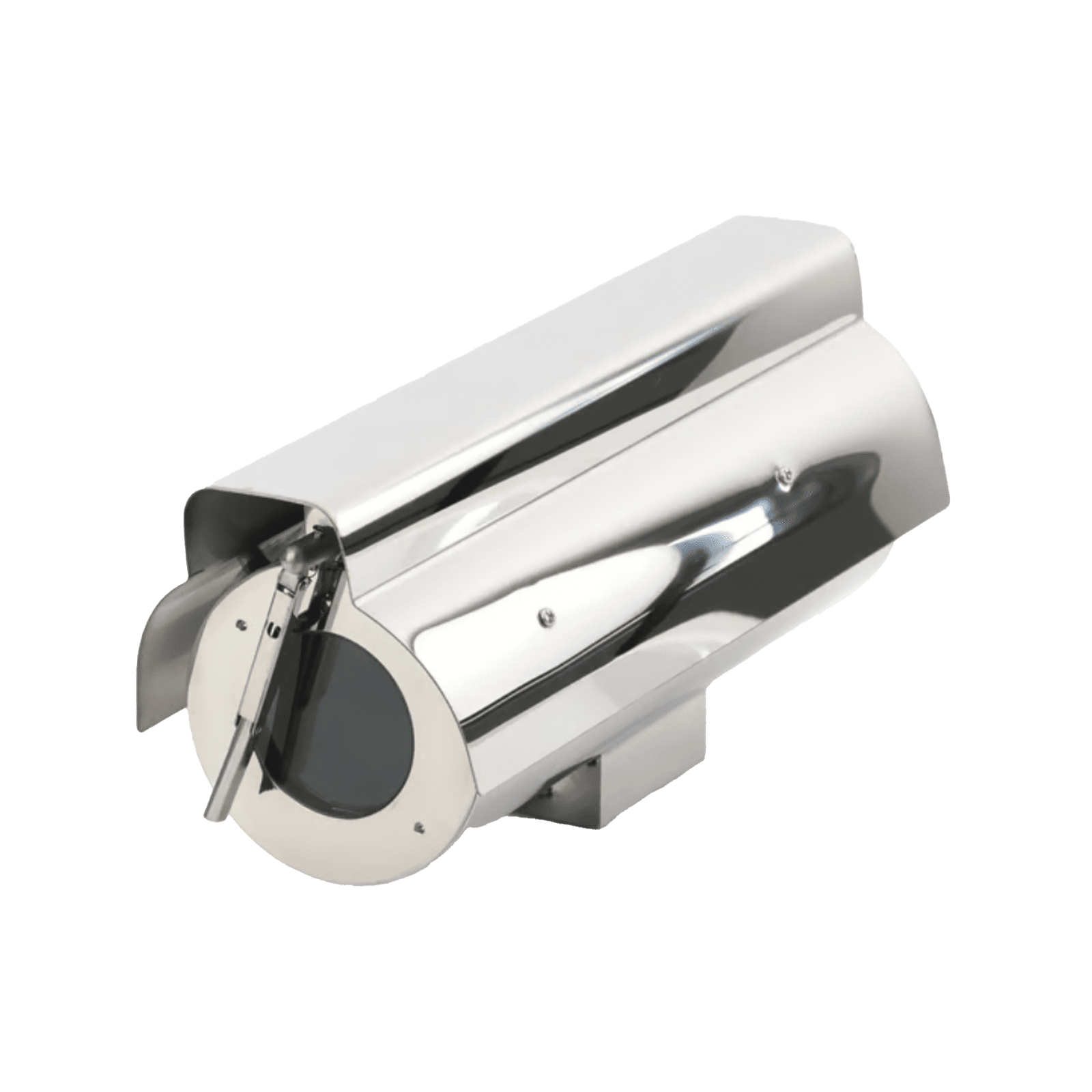 Gabinete para Cámaras Tipo Box (Profesional) / Cumple con Norma Anti-Explosión / Cumple con Norma IP68 / Fabricado en Acero Inoxidable / Limpiaparabrisas Integrado SYE800/K - SYSCOM VIDEO