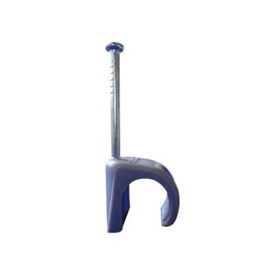 Grapa para cable redondo de 10mm color gris (100pzs) (3104-00100) TC-1014 - THORSMAN