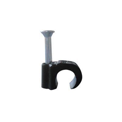 Grapa reforzada para cable redondo de 7mm color negro (100pzs) (3103-00300) TC-710-RC - THORSMAN