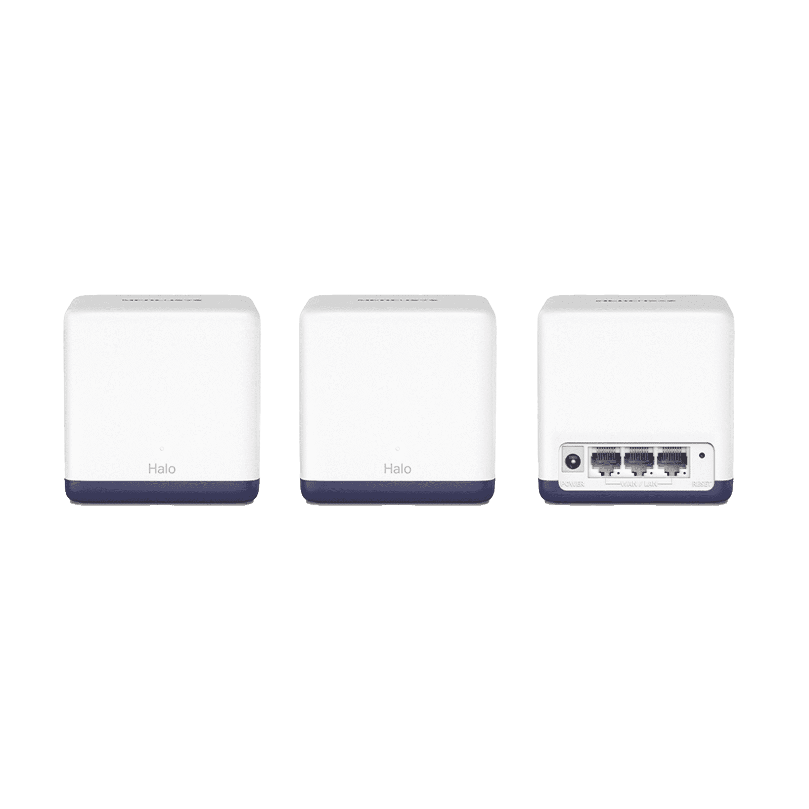 KIT de Sistema Inalámbrico H50G Mesh / Doble banda 2.4GHz y 5GHz AC 1900Mbps / 3 Puertos 10/100/1000 Mbps / Control vía App / Roaming Continuo H50G3PACK - MERCUSYS