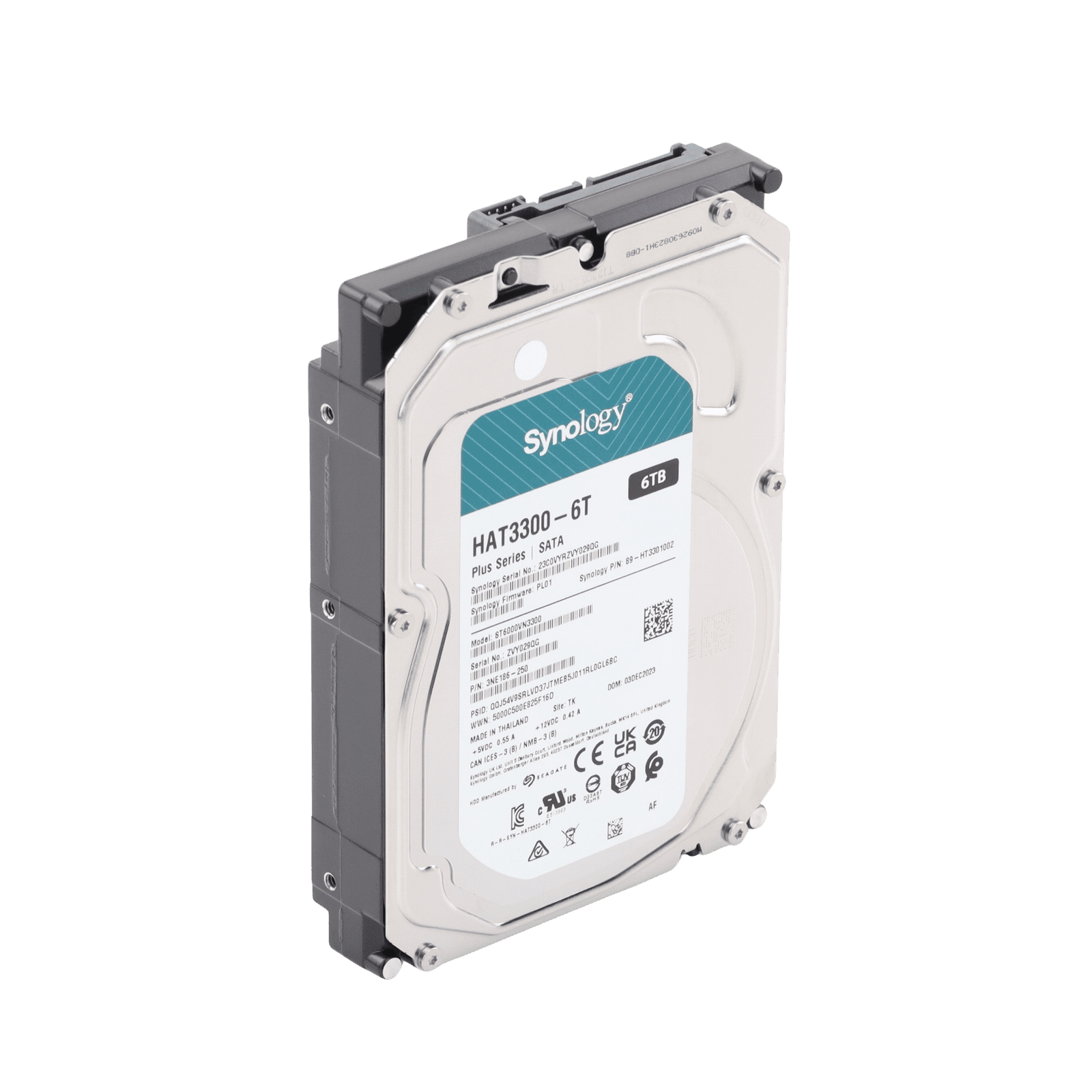 Disco duro 6TB / 5400RPM / Serie Plus Discos Duros/ Especializados para NAS HAT3300-6T - SYNOLOGY