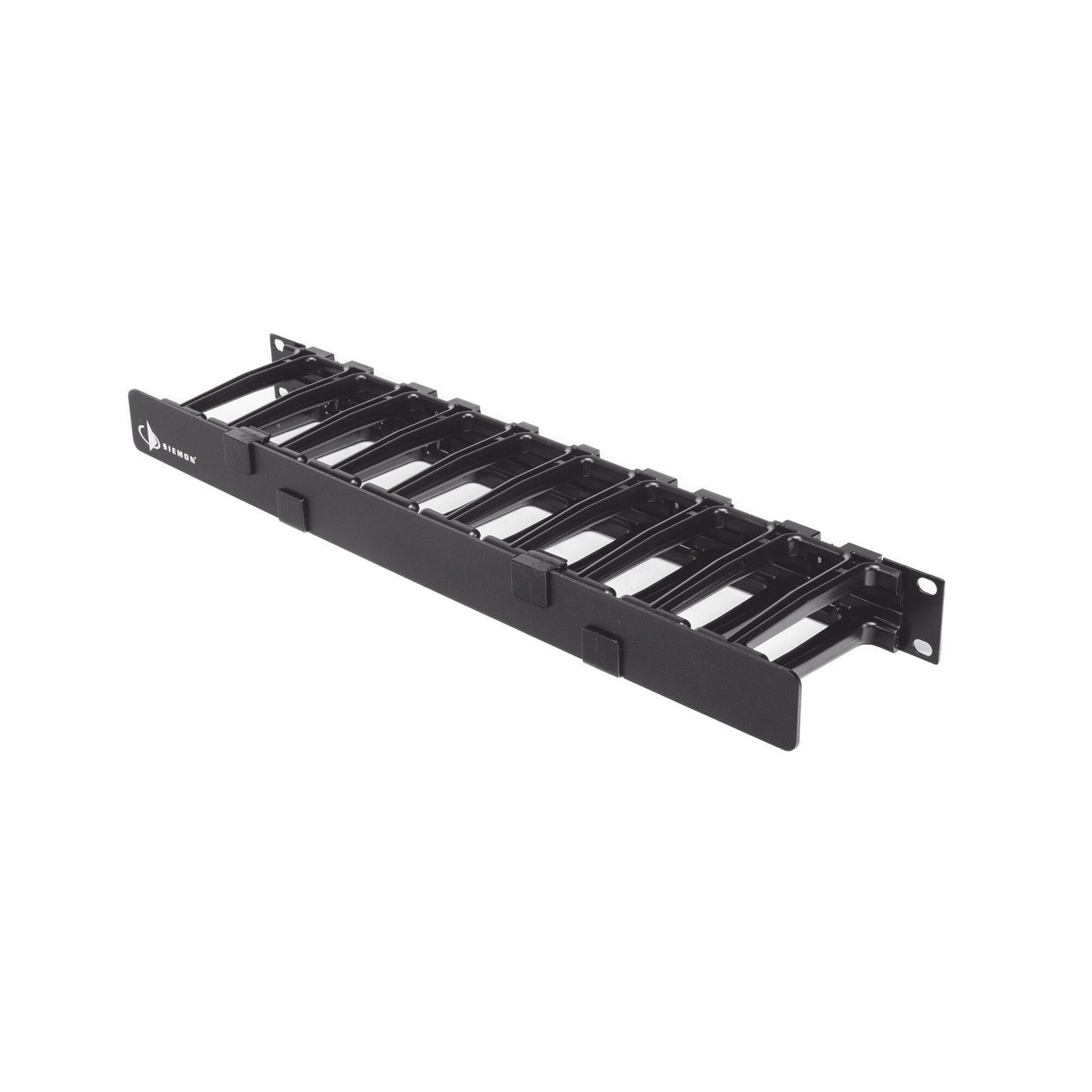 Organizador de Cable Horizontal RouteIT, Sencillo, Para Rack de 19in, 4in de profundidad, 1UR HCM-4-1U - SIEMON