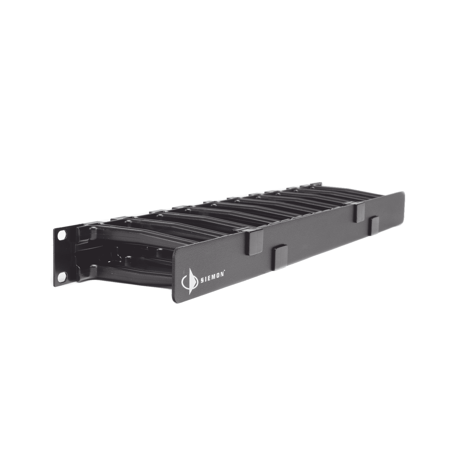 Organizador de Cable Horizontal RouteIT, Sencillo, Para Rack de 19in, 4in de profundidad, 1UR HCM-4-1U - SIEMON