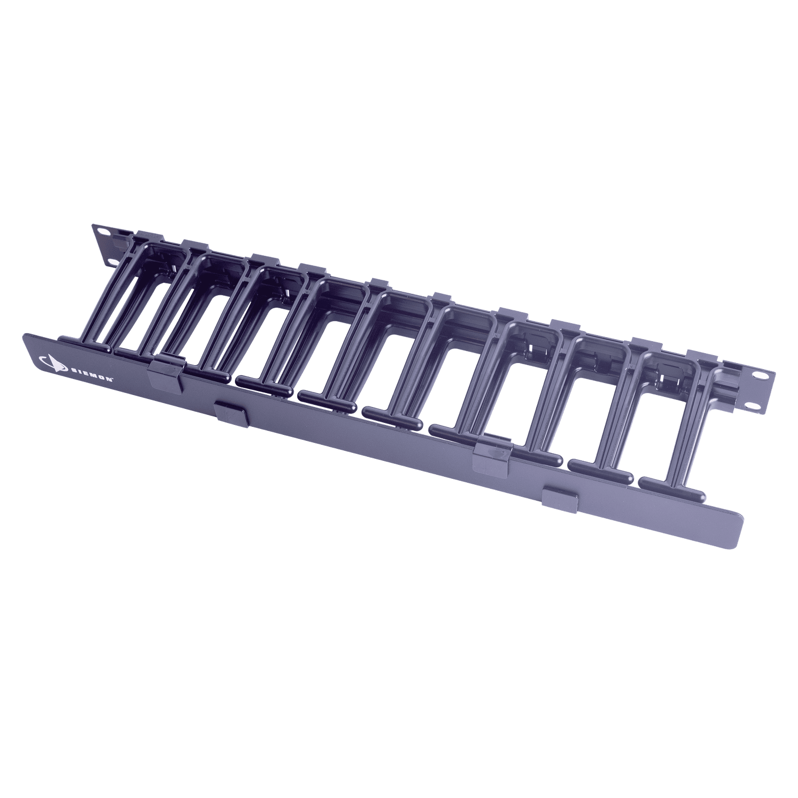 Organizador de Cable Horizontal RouteIT, Sencillo, Para Rack de 19in, 4in de profundidad, 1UR HCM-4-1U - SIEMON