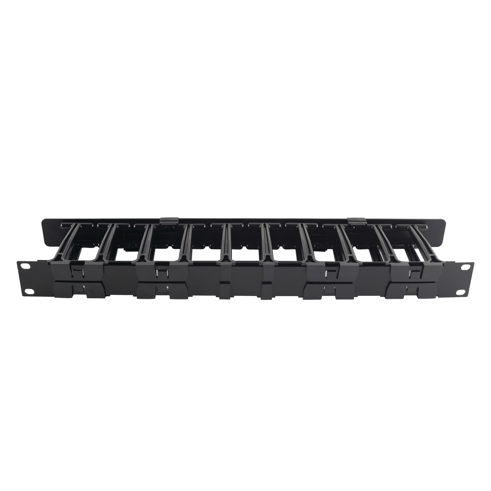 Organizador de Cable Horizontal RouteIT, Sencillo, Para Rack de 19in, 4in de profundidad, 1UR HCM-4-1U - SIEMON