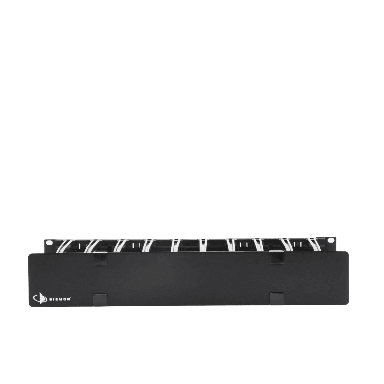 Organizador de Cable Horizontal RouteIT, Sencillo, Para Rack de 19in, 6in de profundidad, 2UR HCM-6-2U - SIEMON
