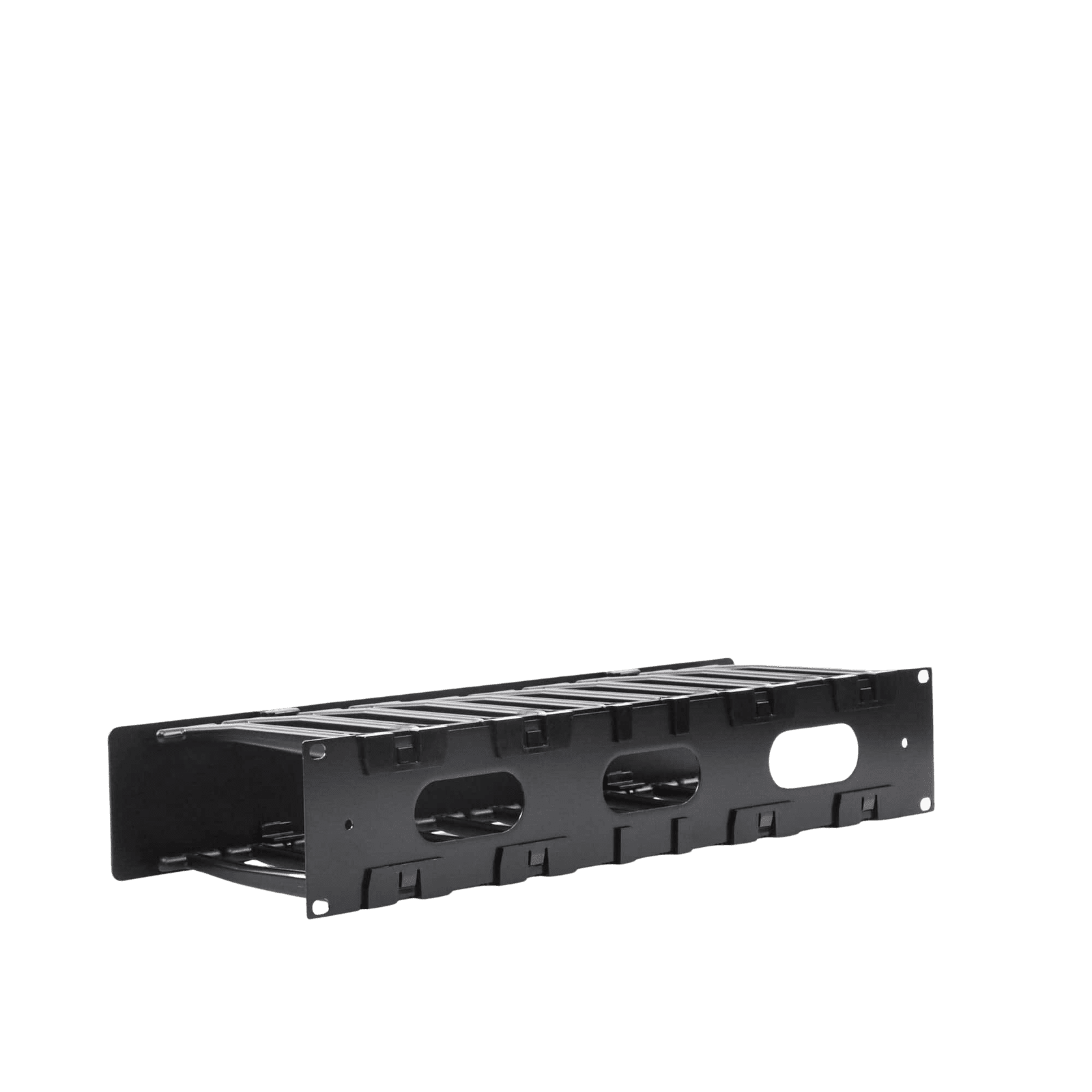 Organizador de Cable Horizontal RouteIT, Sencillo, Para Rack de 19in, 6in de profundidad, 2UR HCM-6-2U - SIEMON