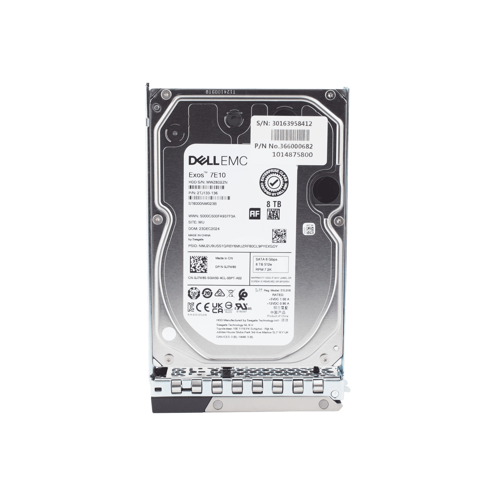 Disco Duro Enterprise 3.5″ 8 TB / Hikvision (DELL)/ 7200 RPM / SATA / Alto Rendimiento / Recomendado para Servidores Hikvision HDD/8TB/SATA/DELL - HIKVISION