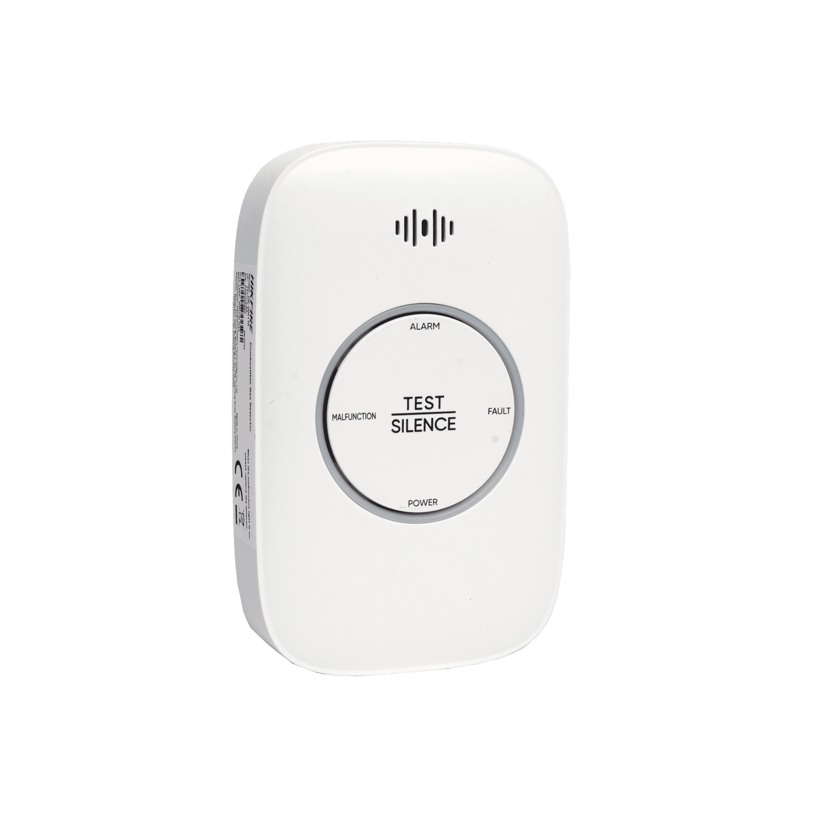 (HikFire) Detector de Gas Natural Metano (CH4) / Alarma Temprana / Salida para cierre de Válvula y/o  activación de Ventilador / Protección IP30 / Alarma de 70dB a 115dB a 1 metro de distancia HF-GN110 - HIKVISION