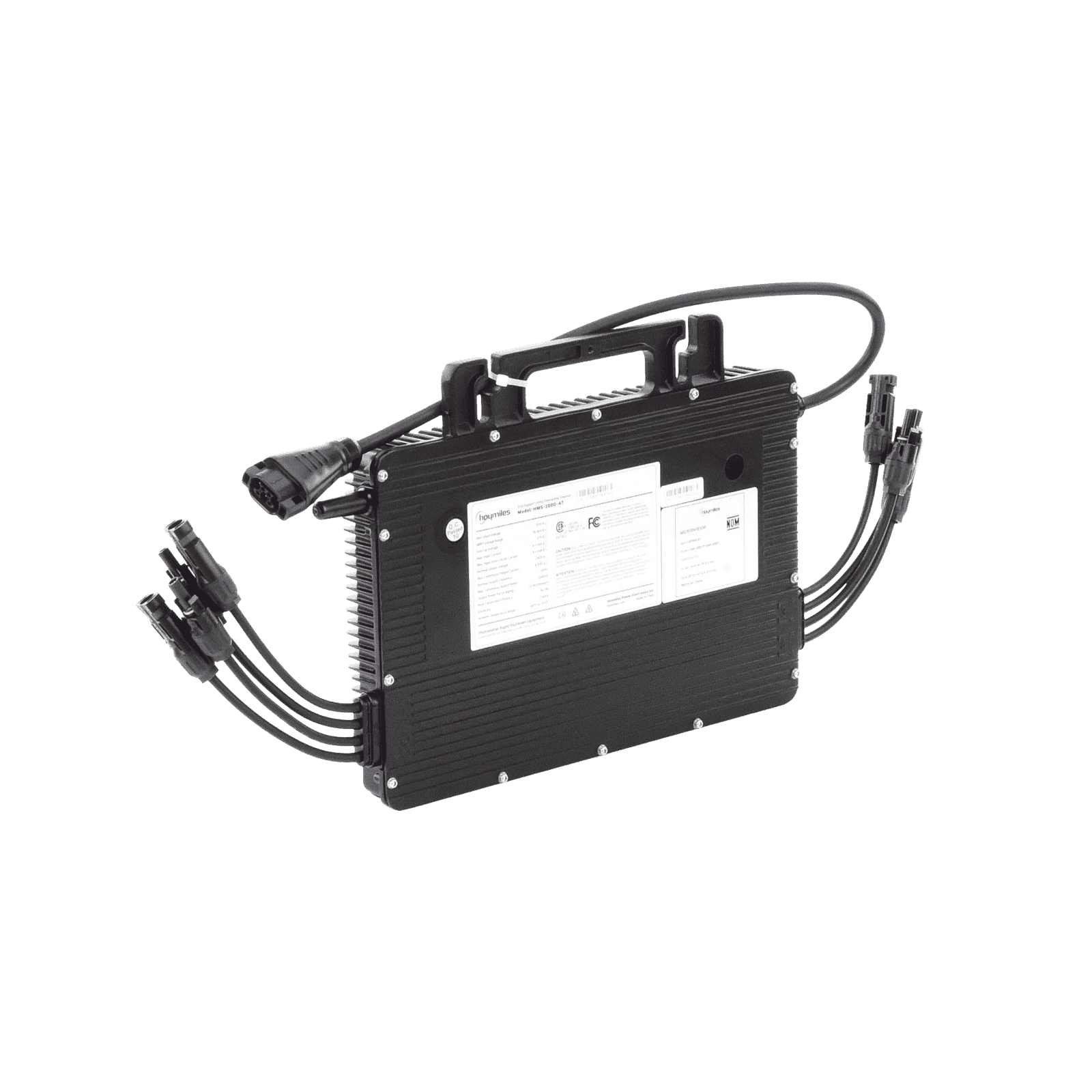 Microinversor 2 Kw, 220 Vca, para Interconexión a Red Eléctrica, IP67, Conexión para Cable Troncal, Soporta Oversizing a 4 Módulos de Hasta 670 W HMS20004TA - HOYMILES