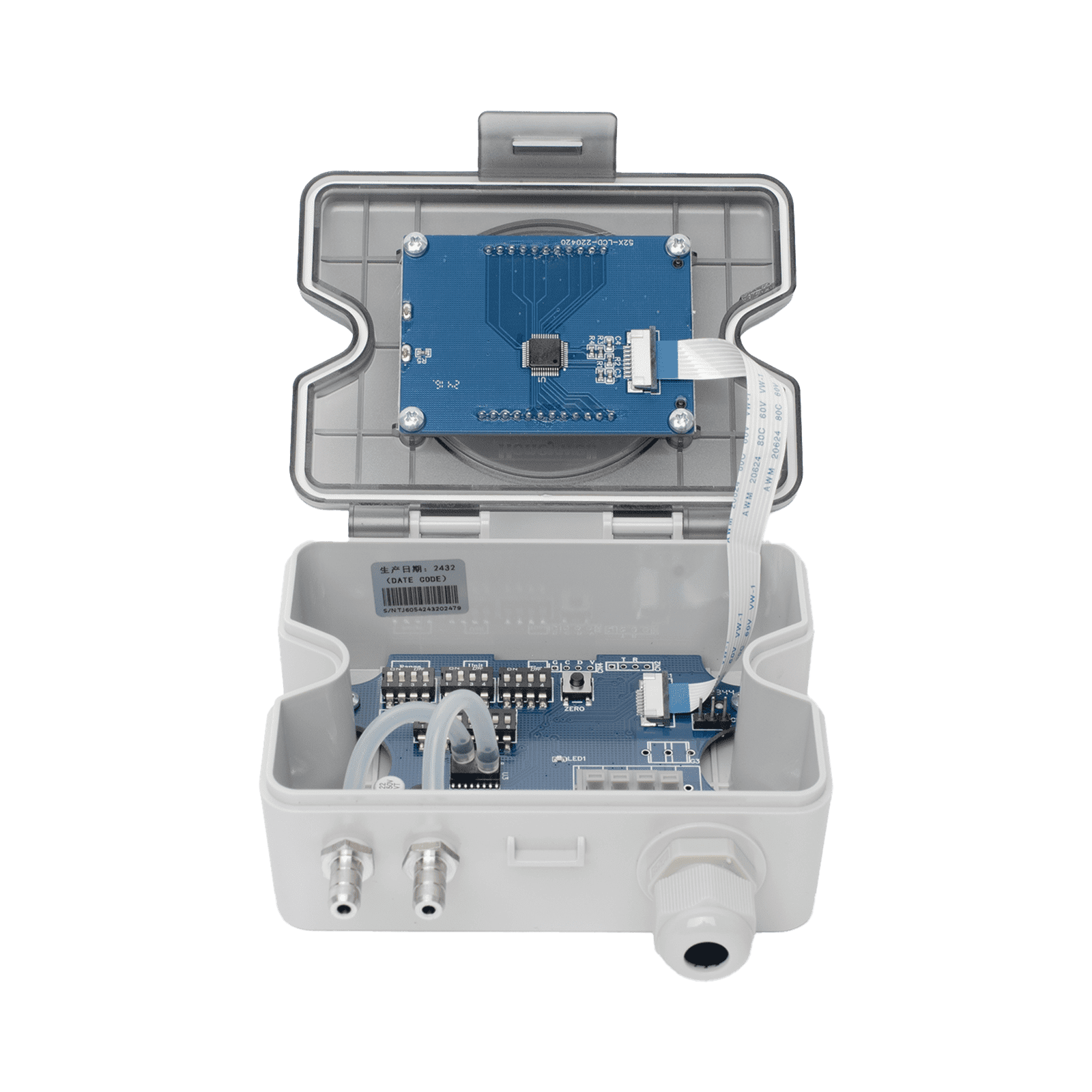 Trasmisor diferencial de presión de aire DP XMTR, 10000Pa, Modbus, LCD HSDP-A10000ML - HONEYWELL BMS