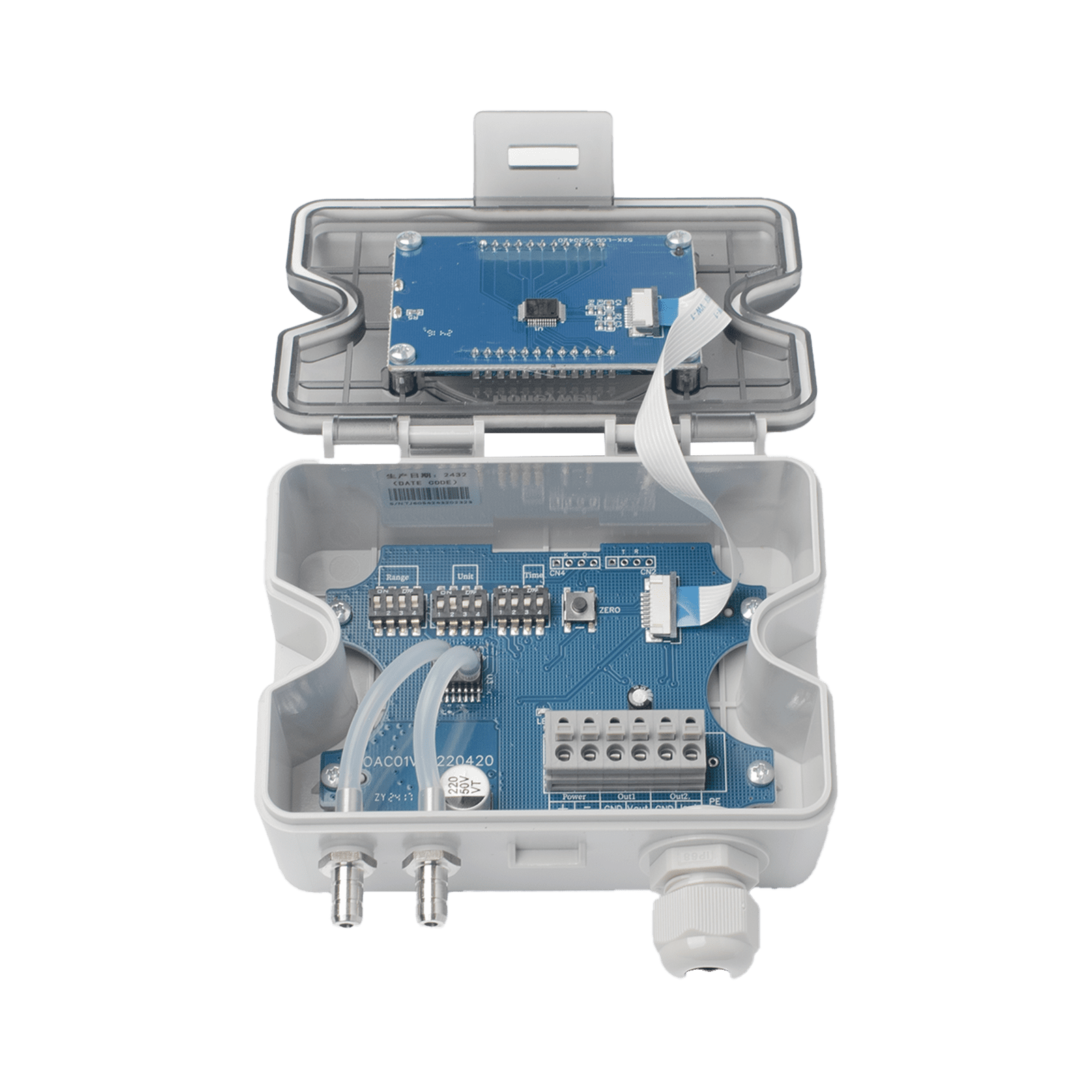 Trasmisor diferencial de presión de aire DP XMTR, 10000Pa, LCD HSDP-A10000UL - HONEYWELL BMS