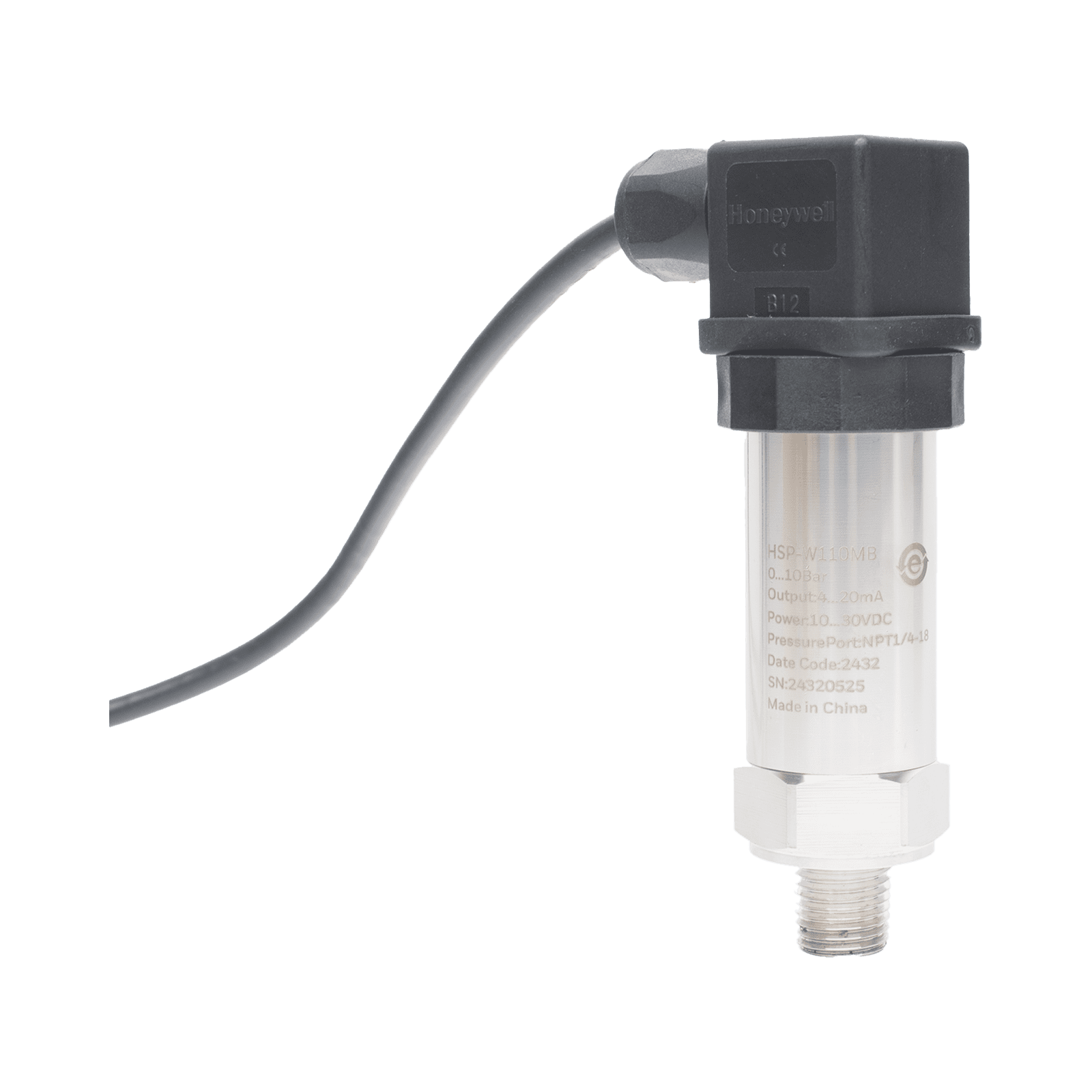 SENSOR DE PRESION, 1%, 10Bar, 4-20mA, NPT HSP-W110MB - HONEYWELL BMS