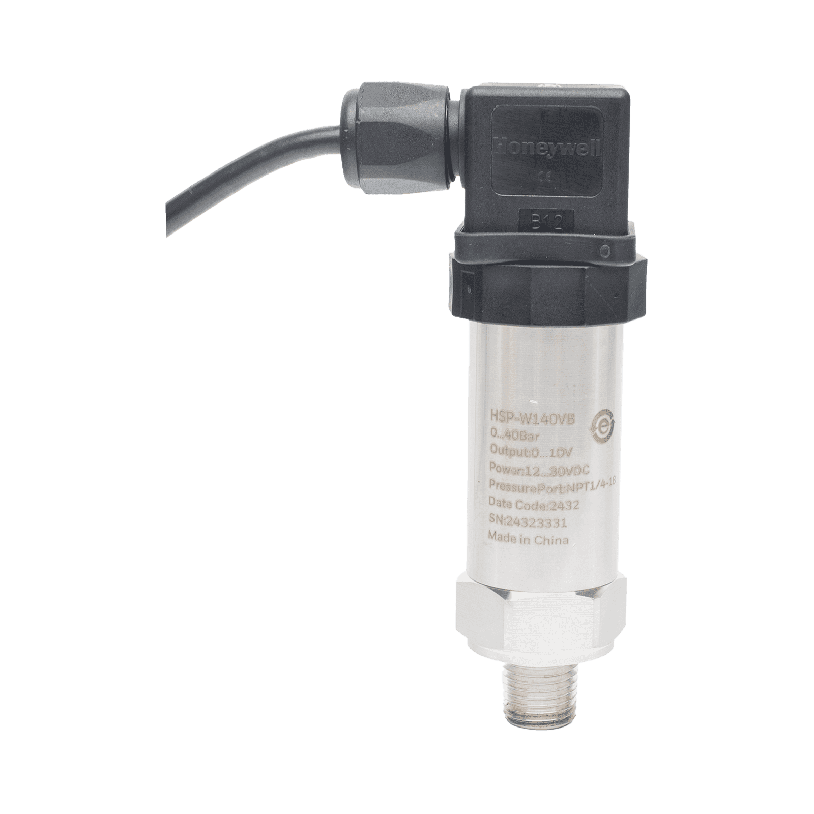 SENSOR DE PRESION, 1%, 40Bar, 0-10V, NPT HSP-W140VB - HONEYWELL BMS