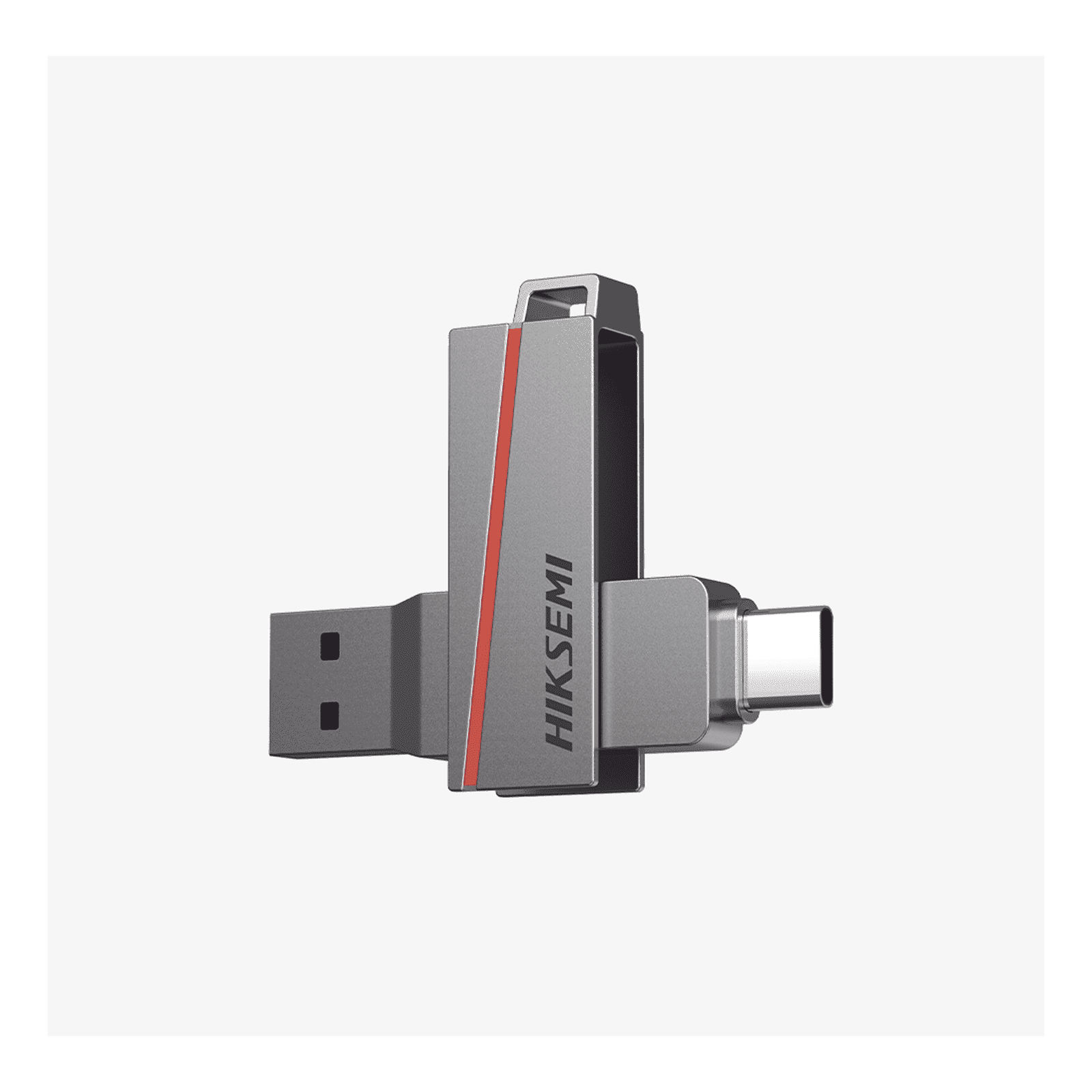 Memoria USB Dual de 256 GB / USB-C y USB-A / Transferencia de Alta Velocidad / Metálica / Compatible con Dispositivos Móviles, Windows, Mac y Linux HS-USB-E307C/256G - HIKSEMI by HIKVISION