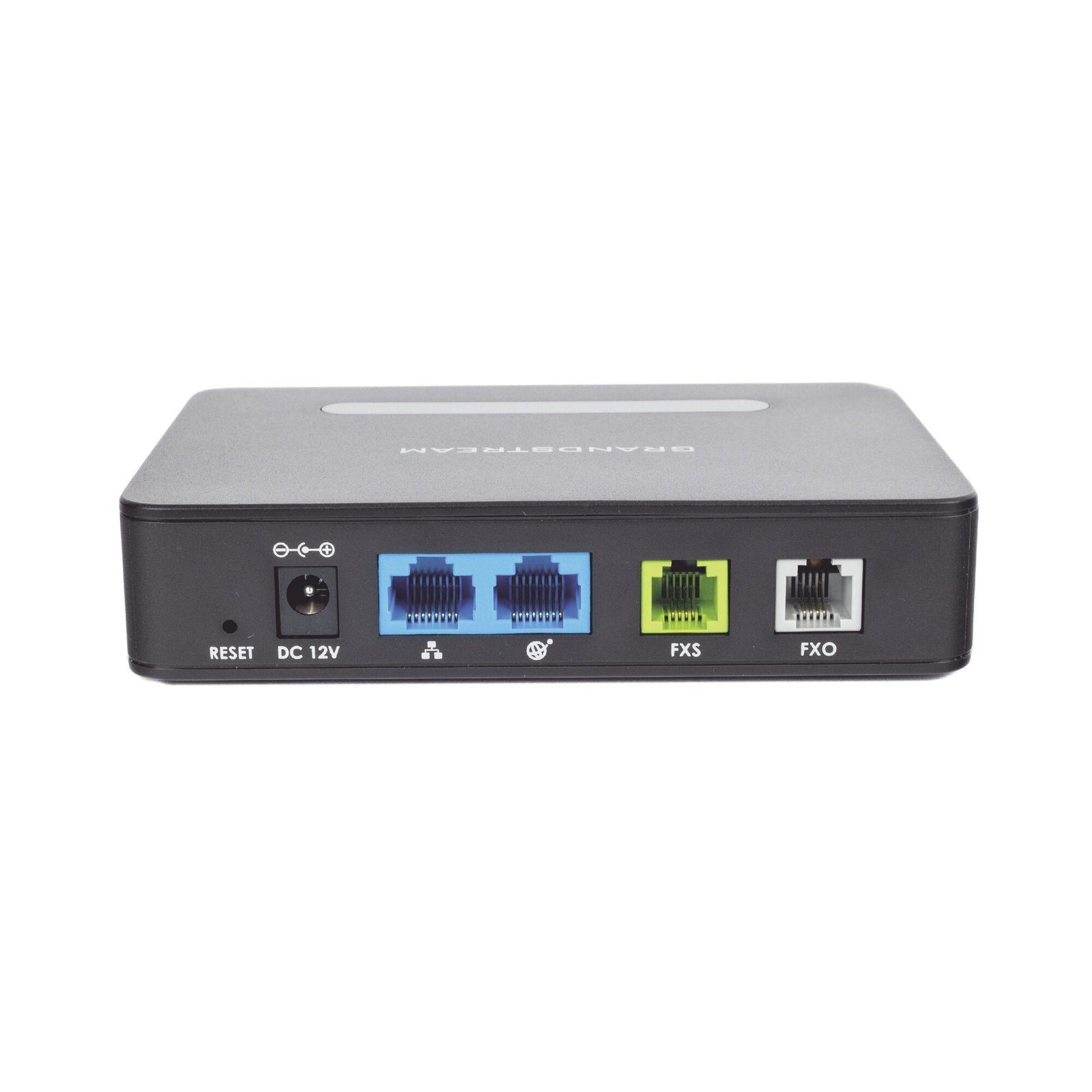 Adaptador de Teléfono Analógico híbrido de 1 Puerto FXS (conectar teléfono analógico) y 1 Puerto FXO (conectar línea analógica) HT-813 - Grandstream
