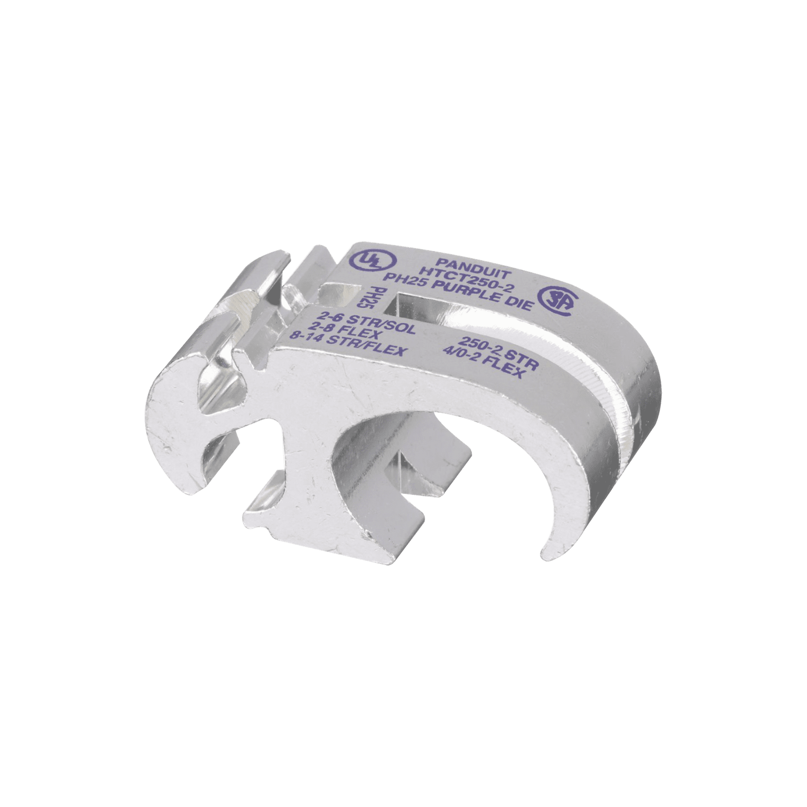 Conector de Compresión para Hacer Derivaciones de Cables, Espacios de 250 Kcmil a 2 AWG, 2 a 6 AWG, y 8 a 4 AWG HTCT250-2-1 - PANDUIT