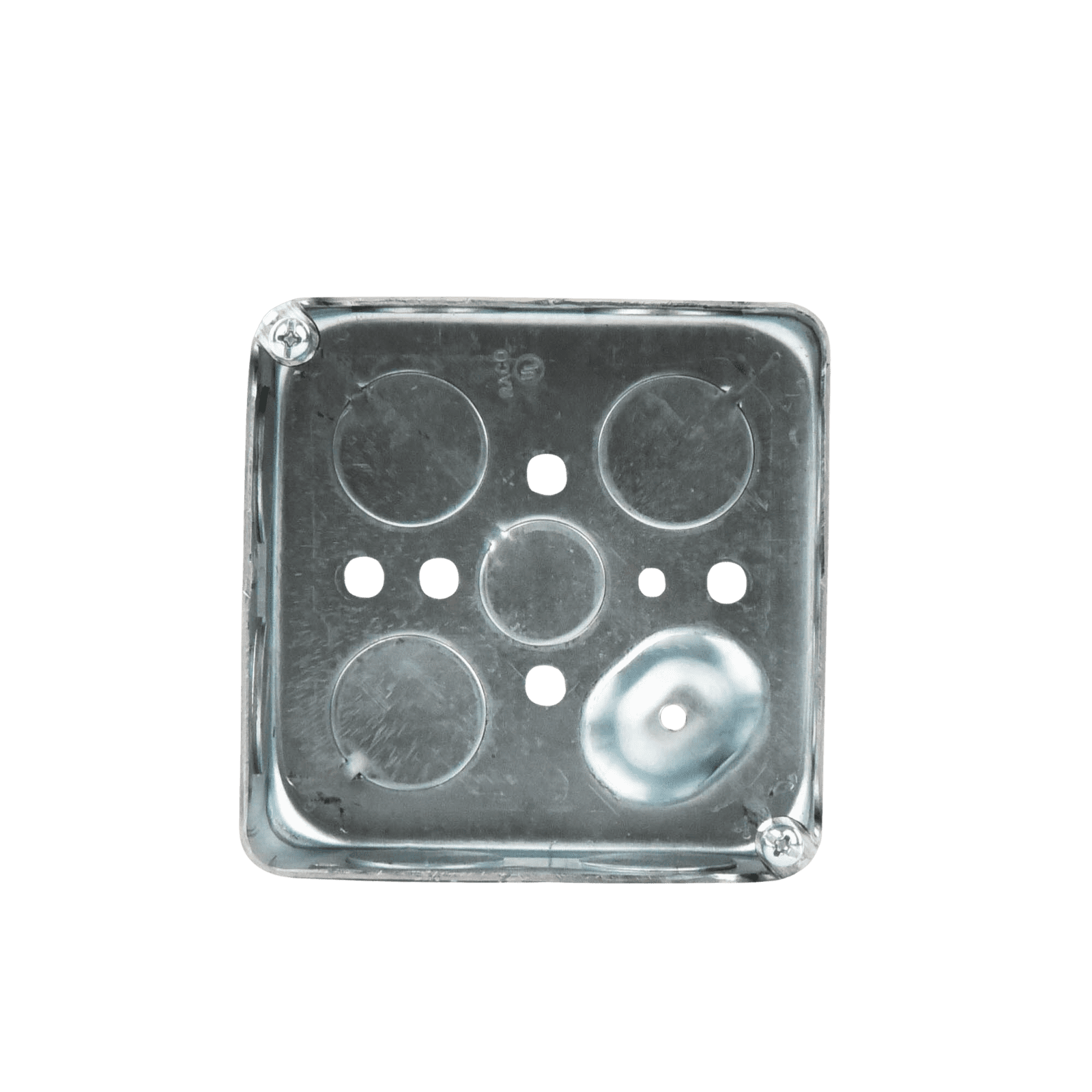 Caja Cuadrada 4 x 4″/Profundidad 1- 1/2″/ 11 Entradas de 3/4″ y 1 de 1/2″. HUB-191 - RACO
