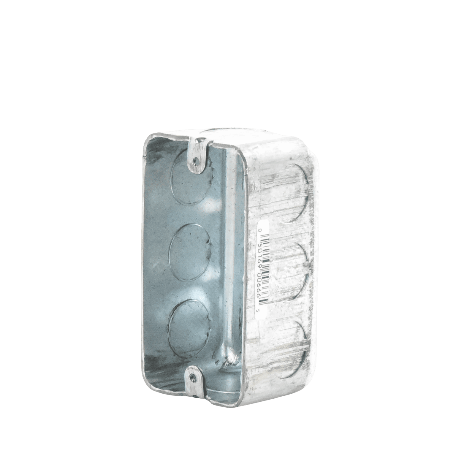 Caja (Chalupa) 4×2″/ Profundidad 1-7/8″ / 7 Entradas de 1/2″ y 1 de 3/4″. HUB-666 - RACO