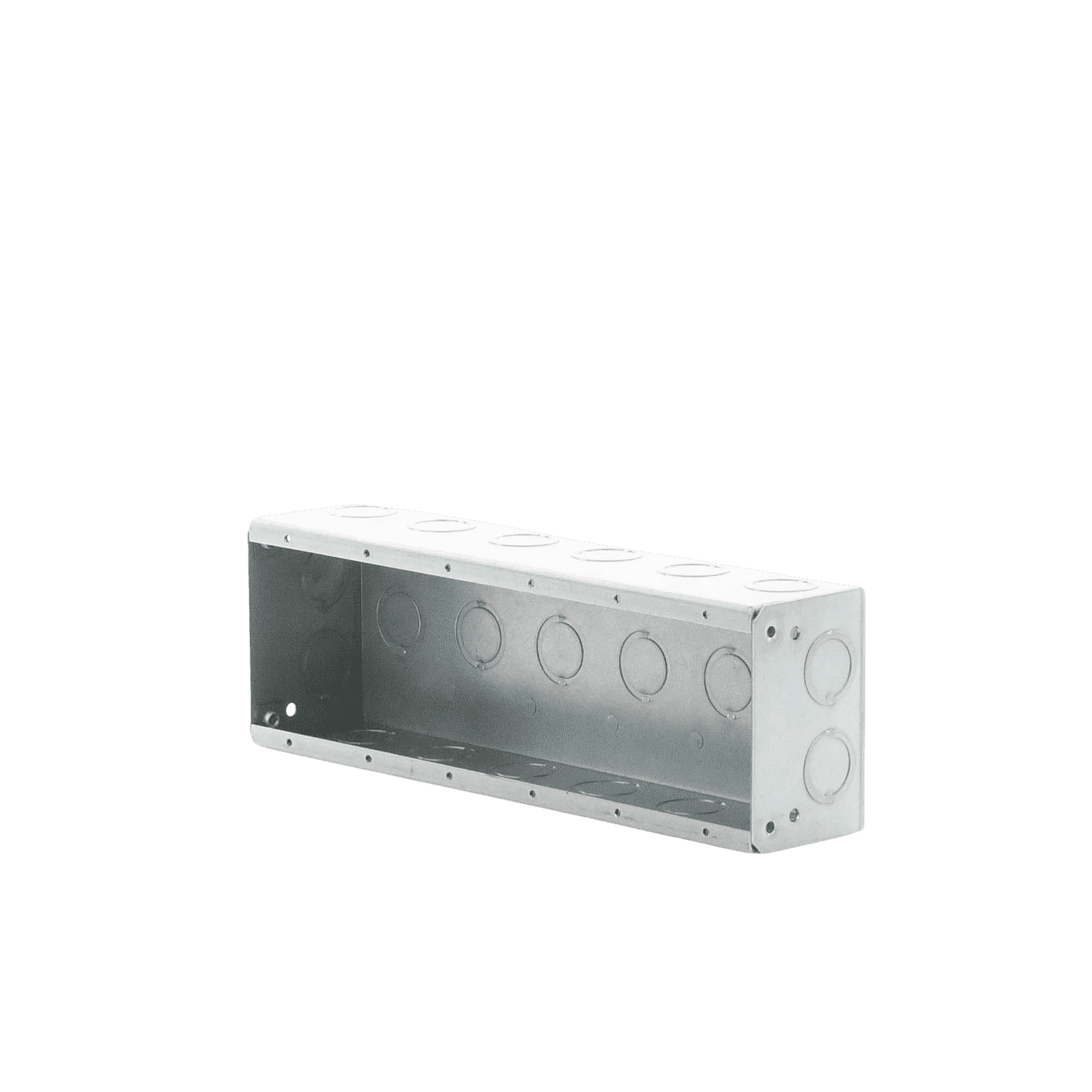 Caja de 6 Gang/Profundidad 2 1/2″/28 Entradas 1/2″-3/4″. HUB-960 - RACO