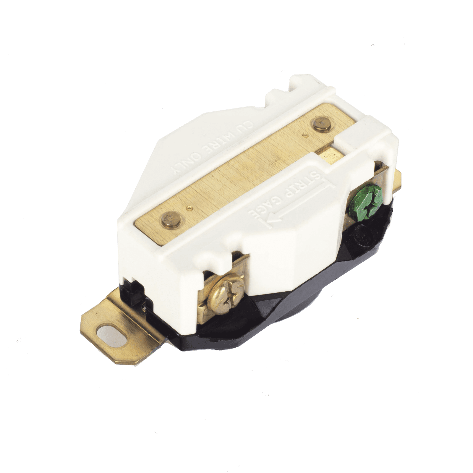 Receptáculo de Media Vuelta Industrial 30 A 250 V CA 2 Polos 3 Hilos (Nema L6-30R) Color Negro. HUB-HBL-2620 - HUBBELL