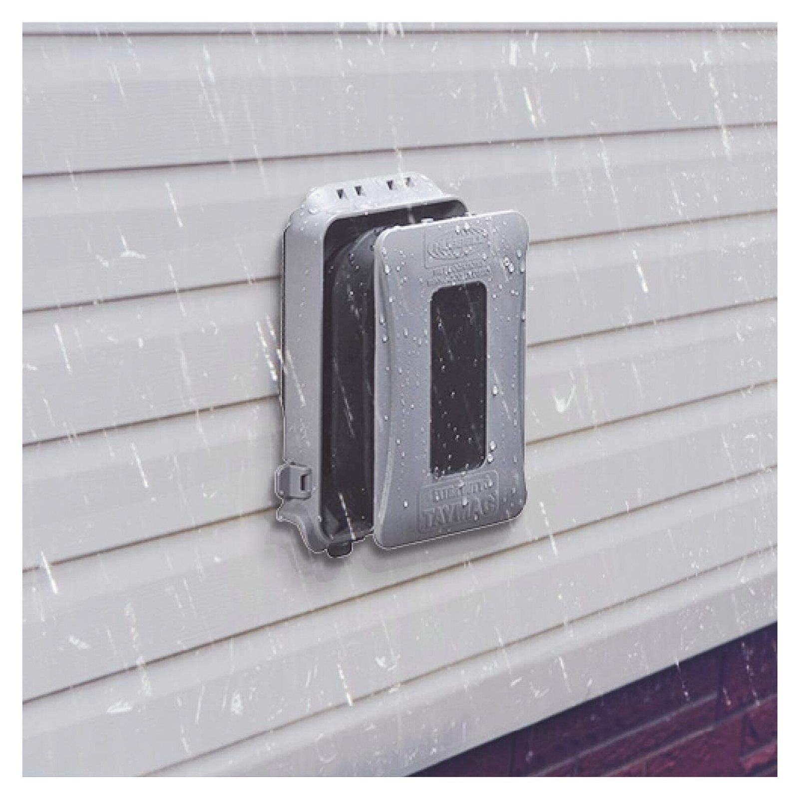 Cubierta Impermeable/ 1 Unidad/ Horizontal-Vertical/ Servicio Pesado/ Expandible/ Color Gris. HUB-ML500G - HUBBELL
