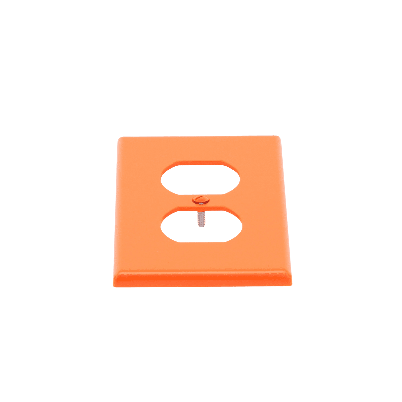 Tapa para Contacto Dúplex Color naranja. HUB-P80R - HUBBELL