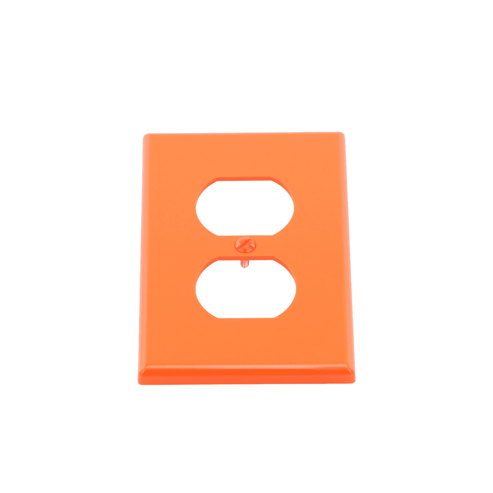 Tapa para Contacto Dúplex Color naranja. HUB-P80R - HUBBELL