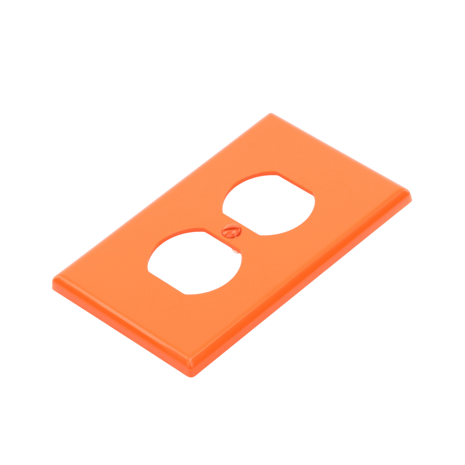 Tapa para Contacto Dúplex Color naranja. HUB-P80R - HUBBELL