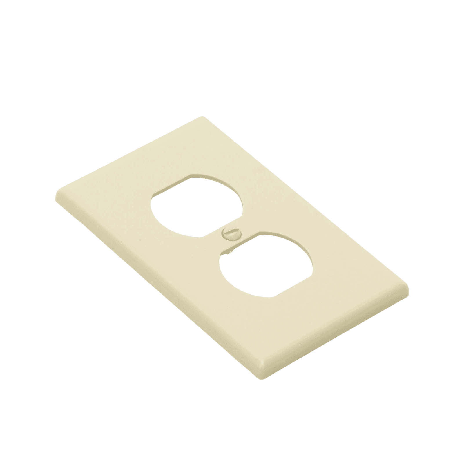 Placa de Pared para Contacto Duplex Color Marfil. HUB-P8I - HUBBELL