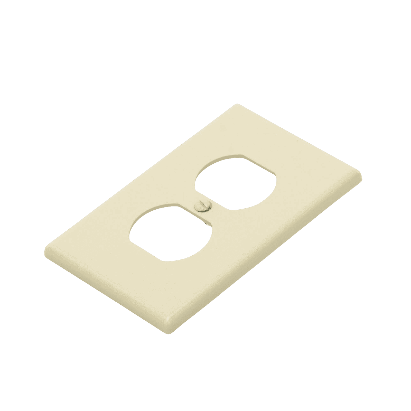 Placa de Pared para Contacto Duplex Color Marfil. HUB-P8I - HUBBELL