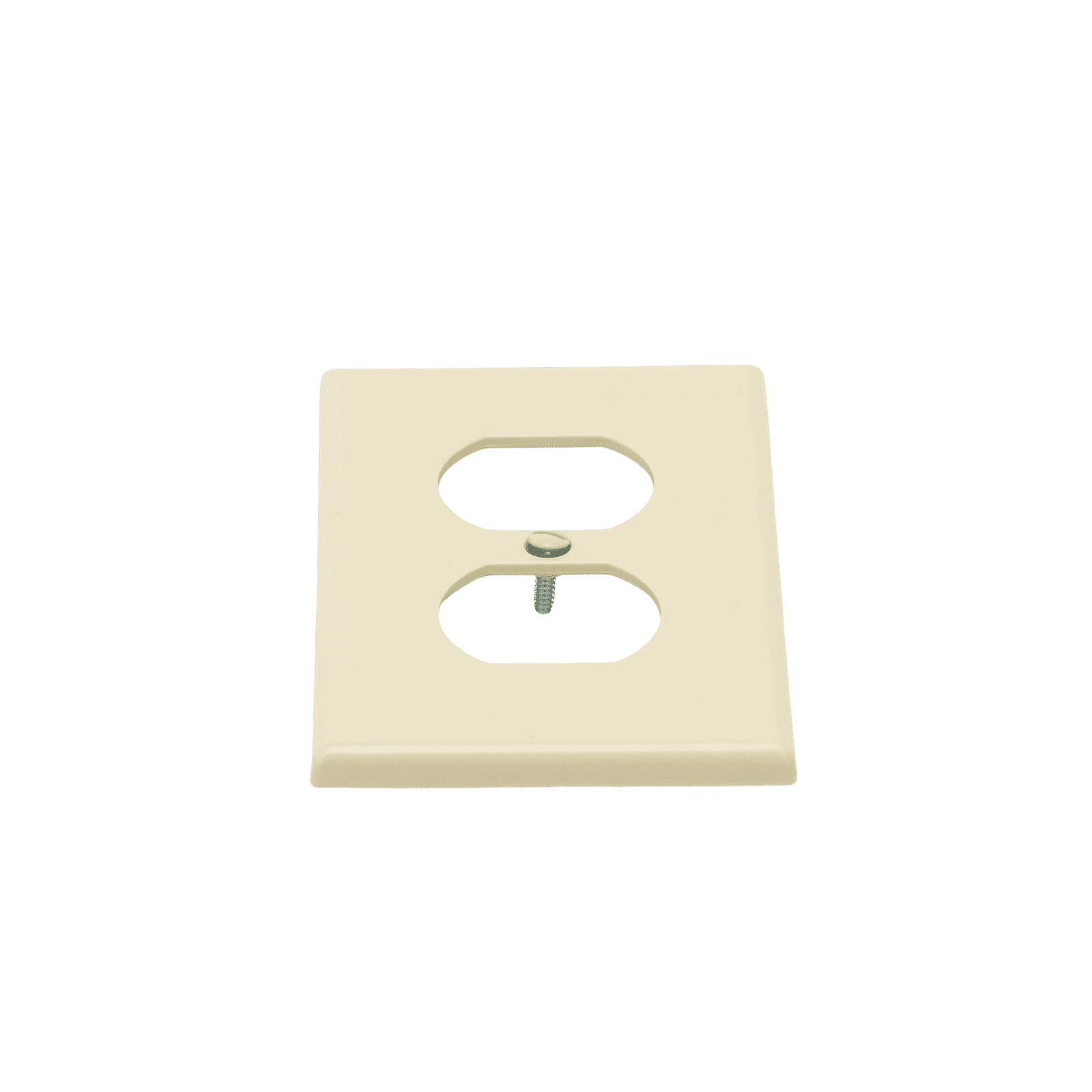 Placa de Pared para Contacto Duplex Color Marfil. HUB-P8I - HUBBELL