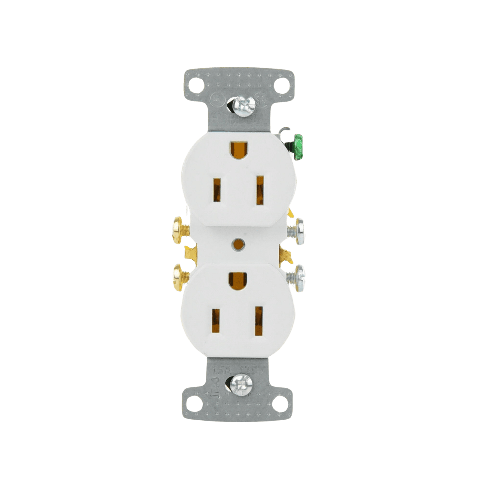 Contacto Duplex 15A 125V/ 2 Polos 3 Hilos/ Nema 5-15R/ Color Blanco. HUB-RR15W - HUBBELL