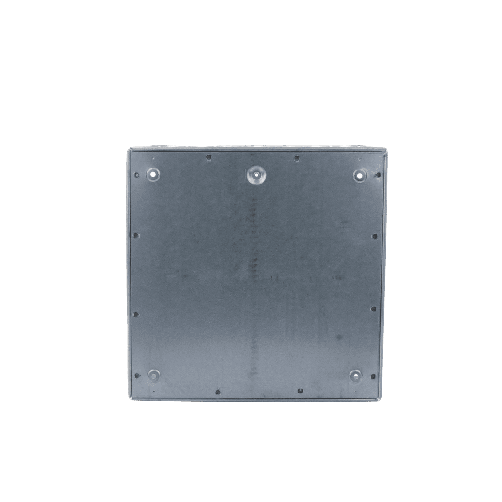 Caja Extra Grande 15″x15″x 4″/ Profundidad 4″/Entradas Laterales – Finales 4 Entradas de 1/2″- 3/4″, 2 Entradas de 3/4″ – 1″ y 2 Entradas de 1″- 1 1/4″/ Incluye tapa / Incluye tapa. HUB-SC-1515-04G - RACO