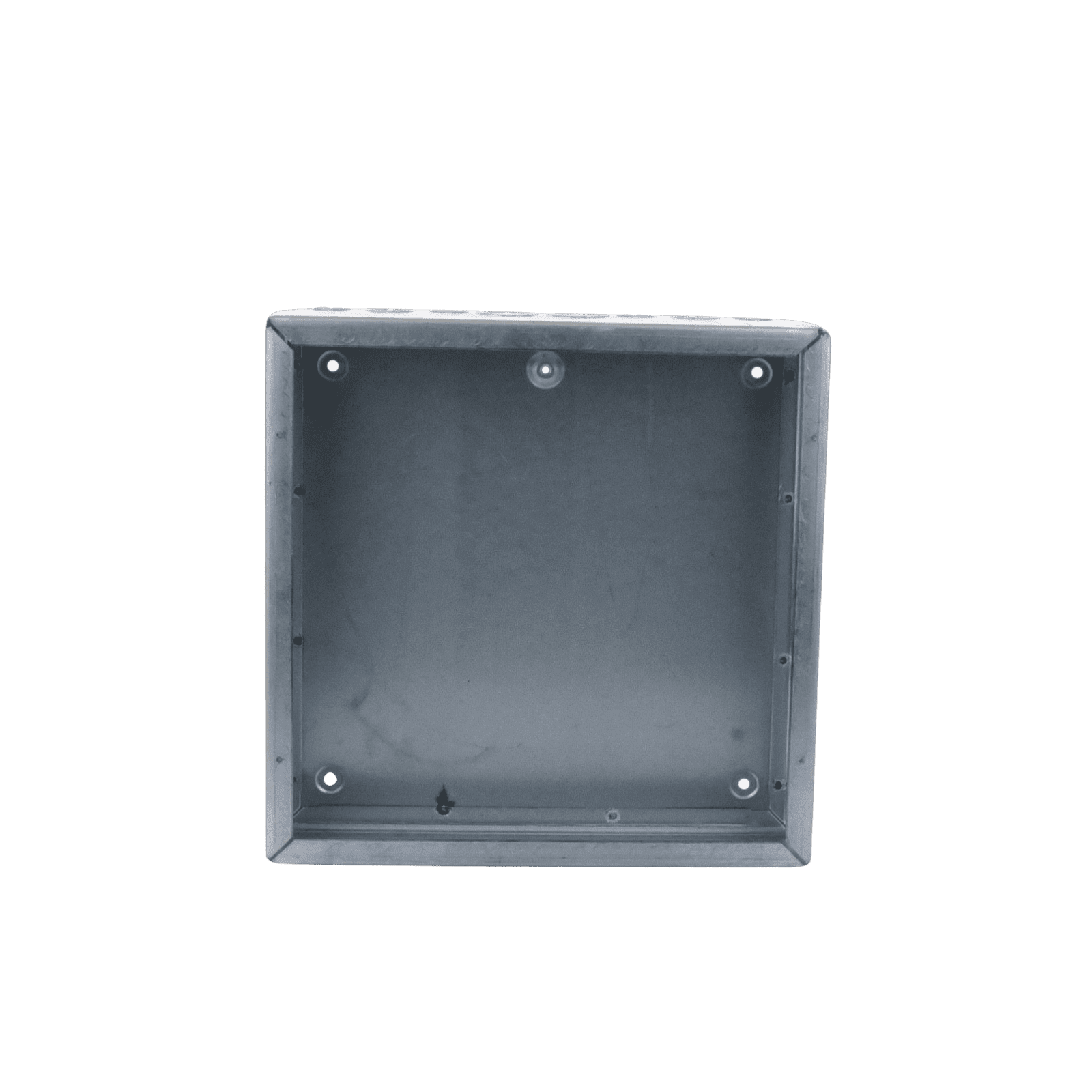 Caja Extra Grande 15″x15″x 4″/ Profundidad 4″/Entradas Laterales – Finales 4 Entradas de 1/2″- 3/4″, 2 Entradas de 3/4″ – 1″ y 2 Entradas de 1″- 1 1/4″/ Incluye tapa / Incluye tapa. HUB-SC-1515-04G - RACO