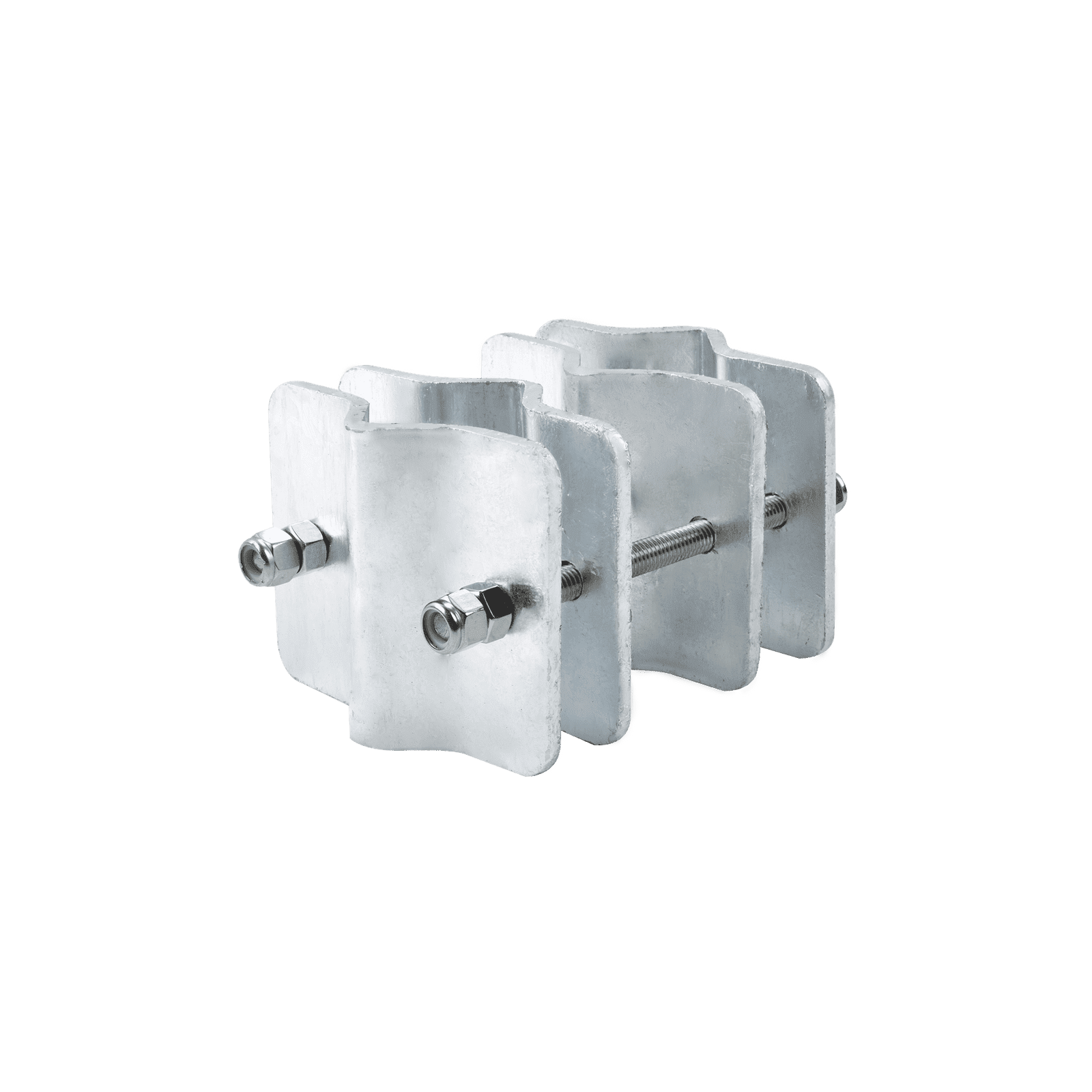 Herraje Adaptador de Mástil para Diámetros desde 3/4″ hasta 2-1/4″. Galv. en Caliente. SMM-K4 - SYSCOM TOWERS