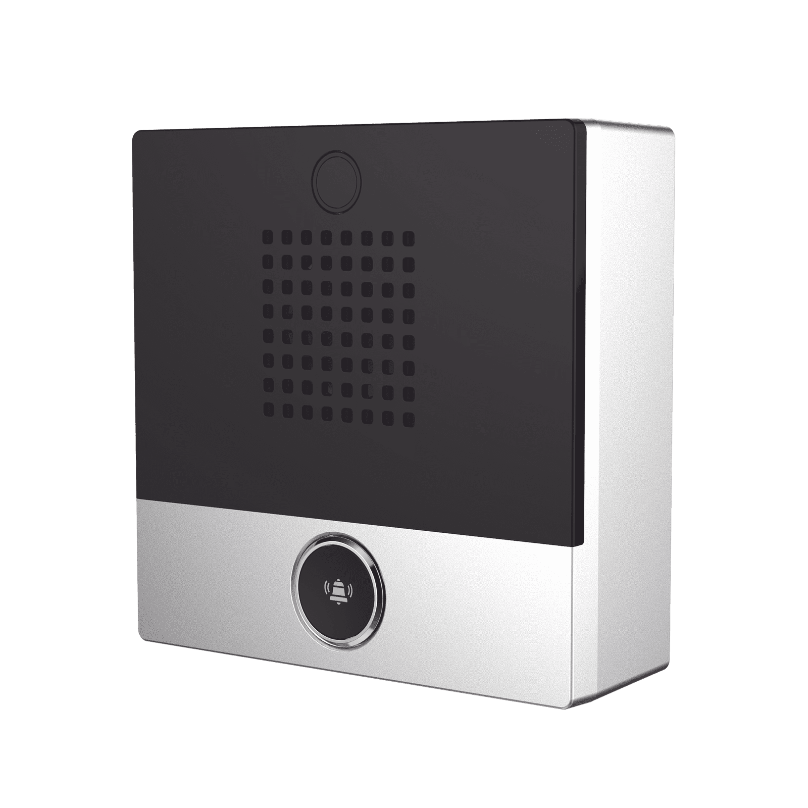 Mini Intercomunicador para hotelería y hospitales, con diseño elegante, PoE, 1 botón, 1 relevador integrado de salida y entrada. I10S - FANVIL