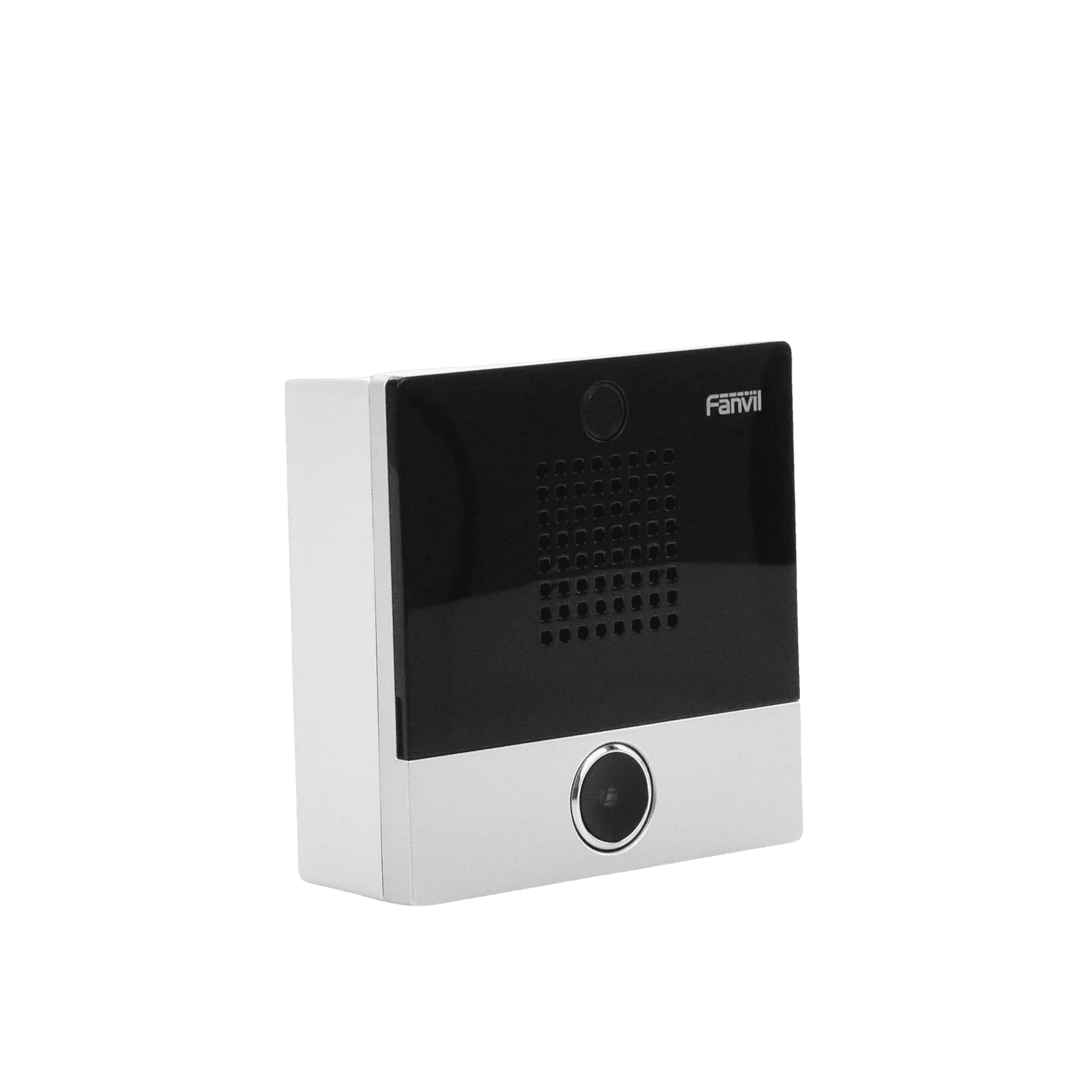Mini Intercomunicador para hotelería y hospitales, con diseño elegante, PoE, 1 botón, 1 relevador integrado de salida y entrada. I10S - FANVIL