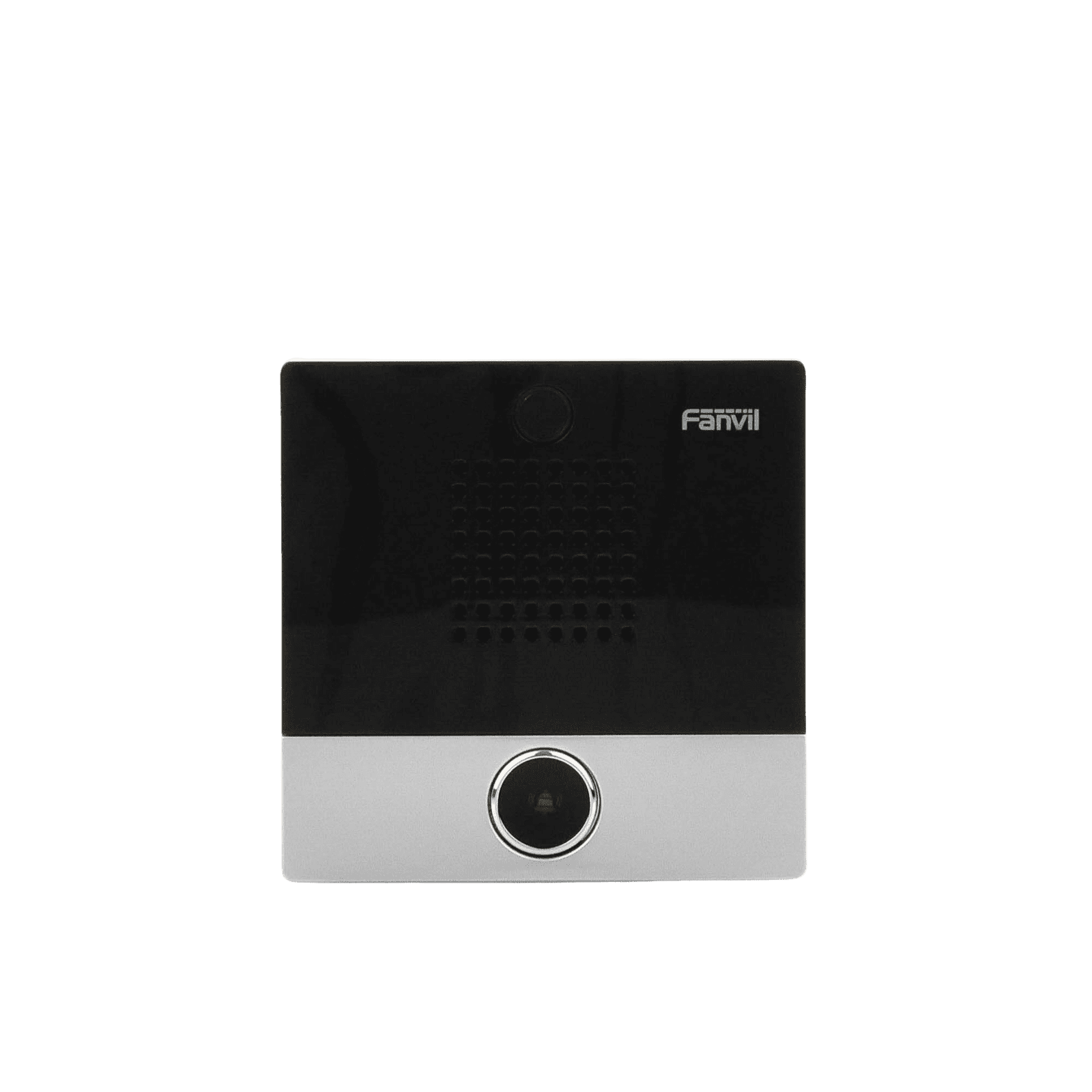 Mini Intercomunicador para hotelería y hospitales, con diseño elegante, PoE, 1 botón, 1 relevador integrado de salida y entrada. I10S - FANVIL