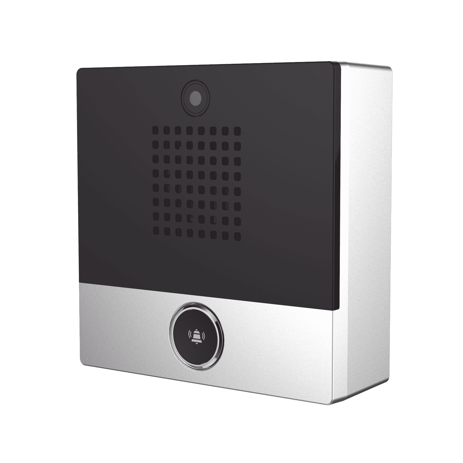 Mini video Intercomunicador para hotelería y hospitales, con diseño elegante, PoE, cámara 1Mpx, 1 botón, 1 relevador integrado de salida y entrada. I10SV - FANVIL