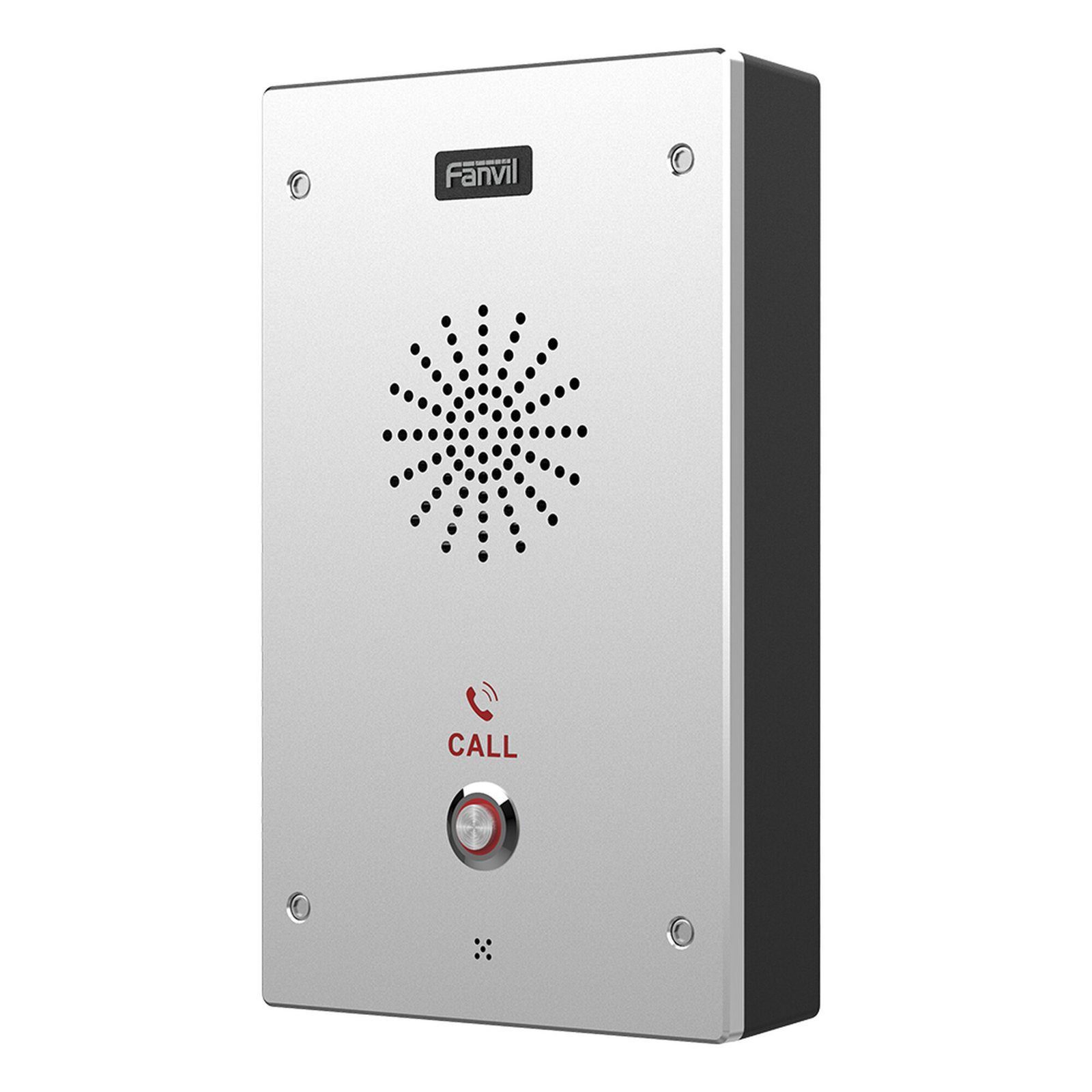 Intercomunicador IP, 2 líneas SIP, 2 relevadores con botón para llamada, anti-vandálico, IP65 e IK10, PoE I16S - FANVIL