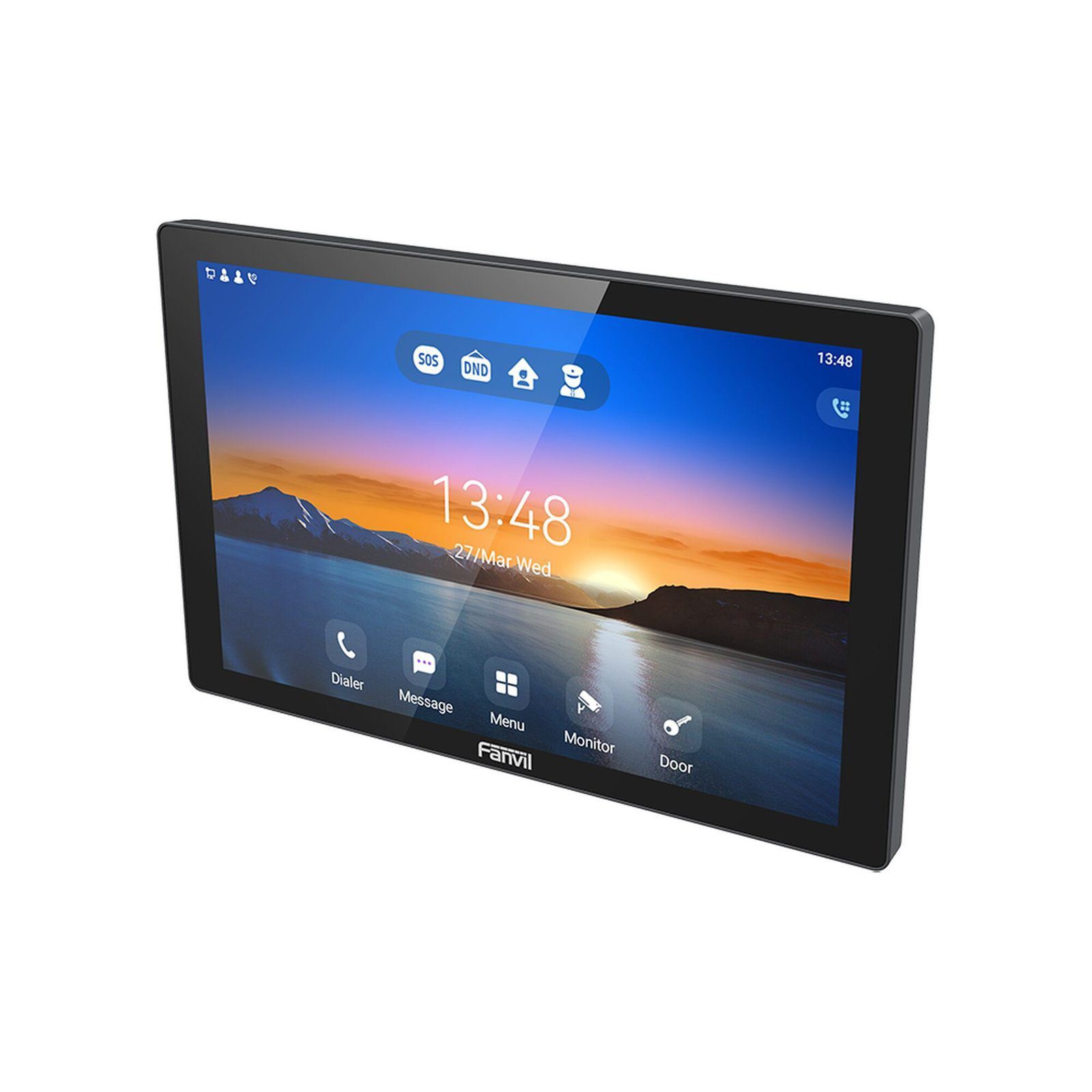 Monitor Audio/Video IP/SIP para interior, Wi-Fi, pantalla táctil de 10.1″, Apertura remota I507W - FANVIL